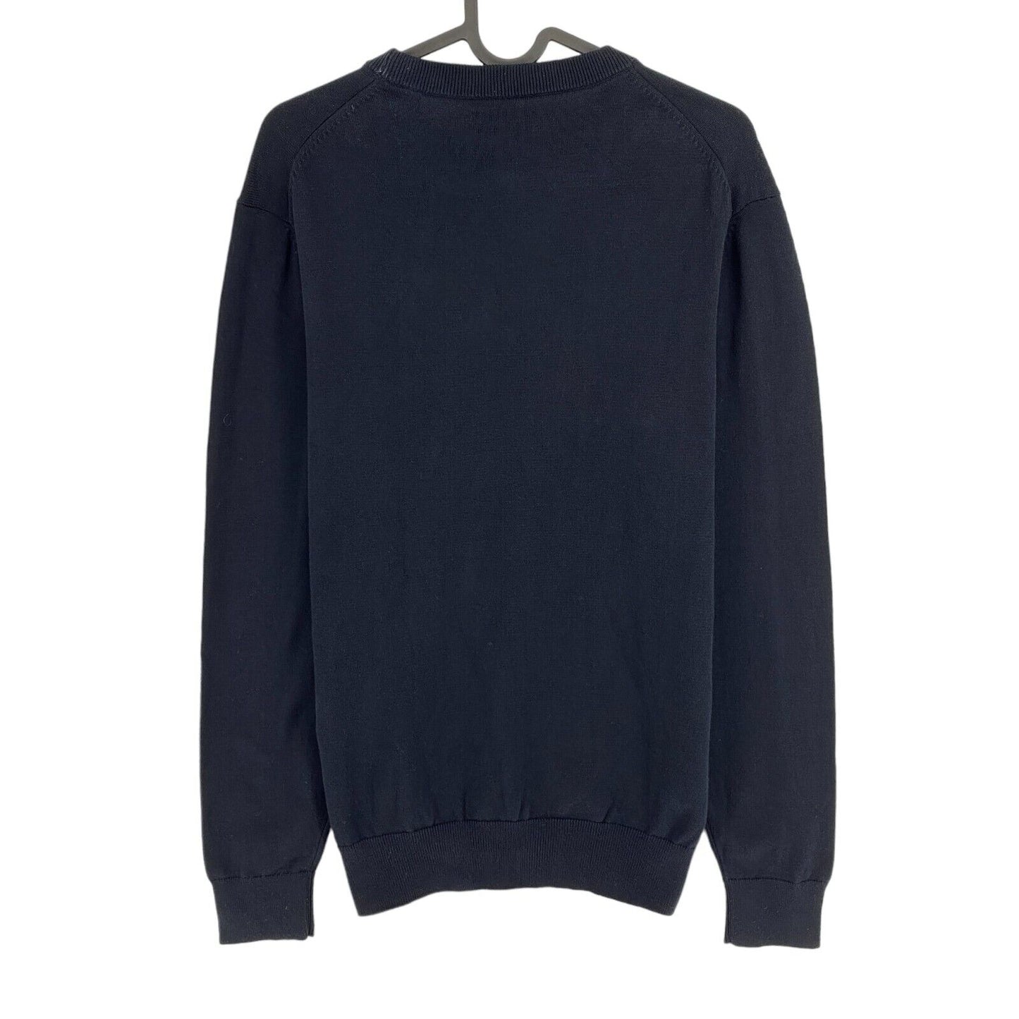 GANT Navy Blue 100% Cotton Crew Neck Sweater Pullover Size M