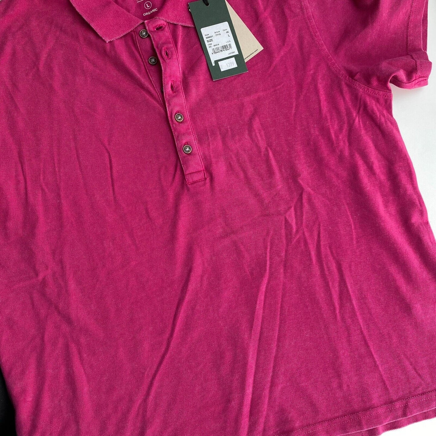 Camel Active Purple Pique Polo SS Shirt Size L