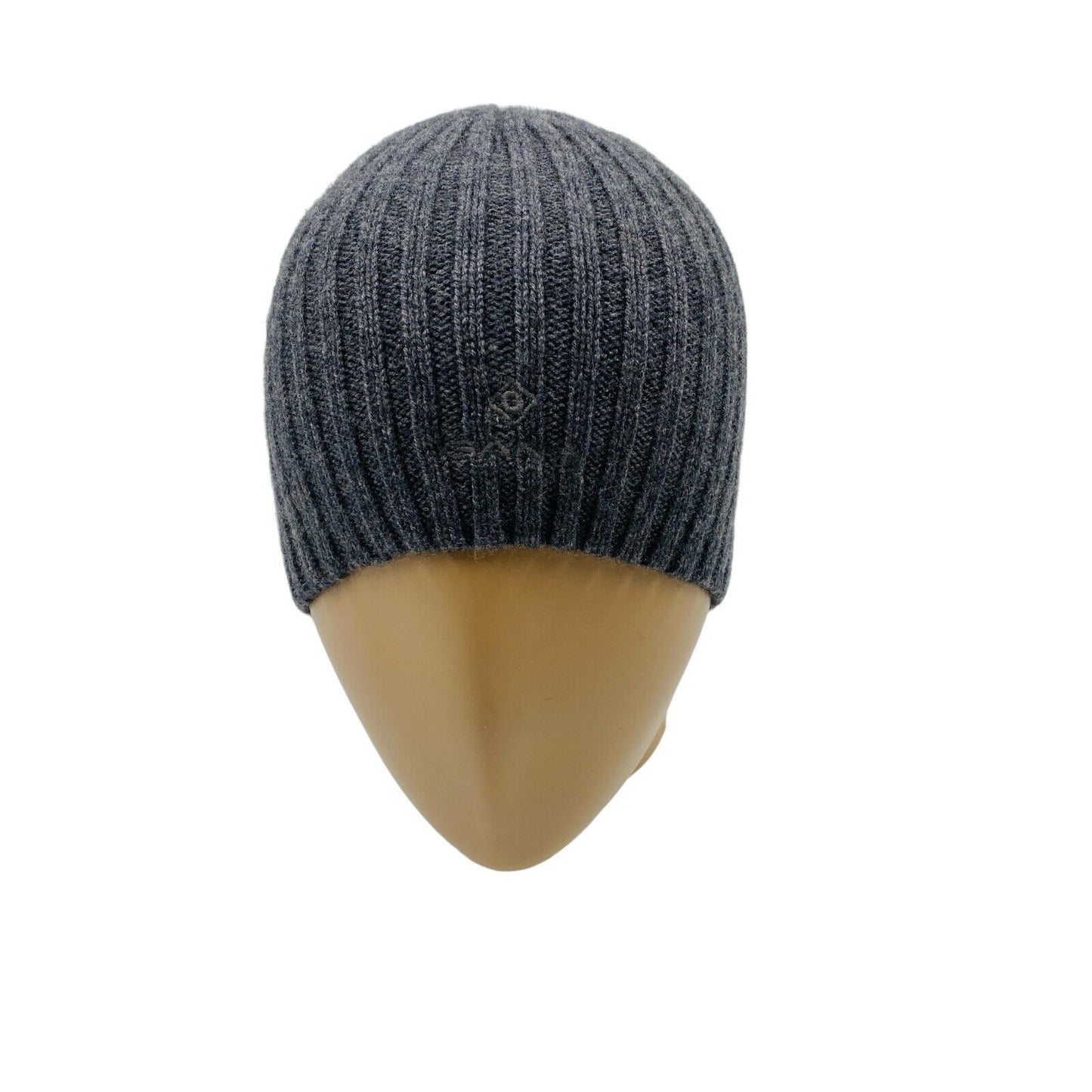 GANT Grey Wool Blend Beret Hat