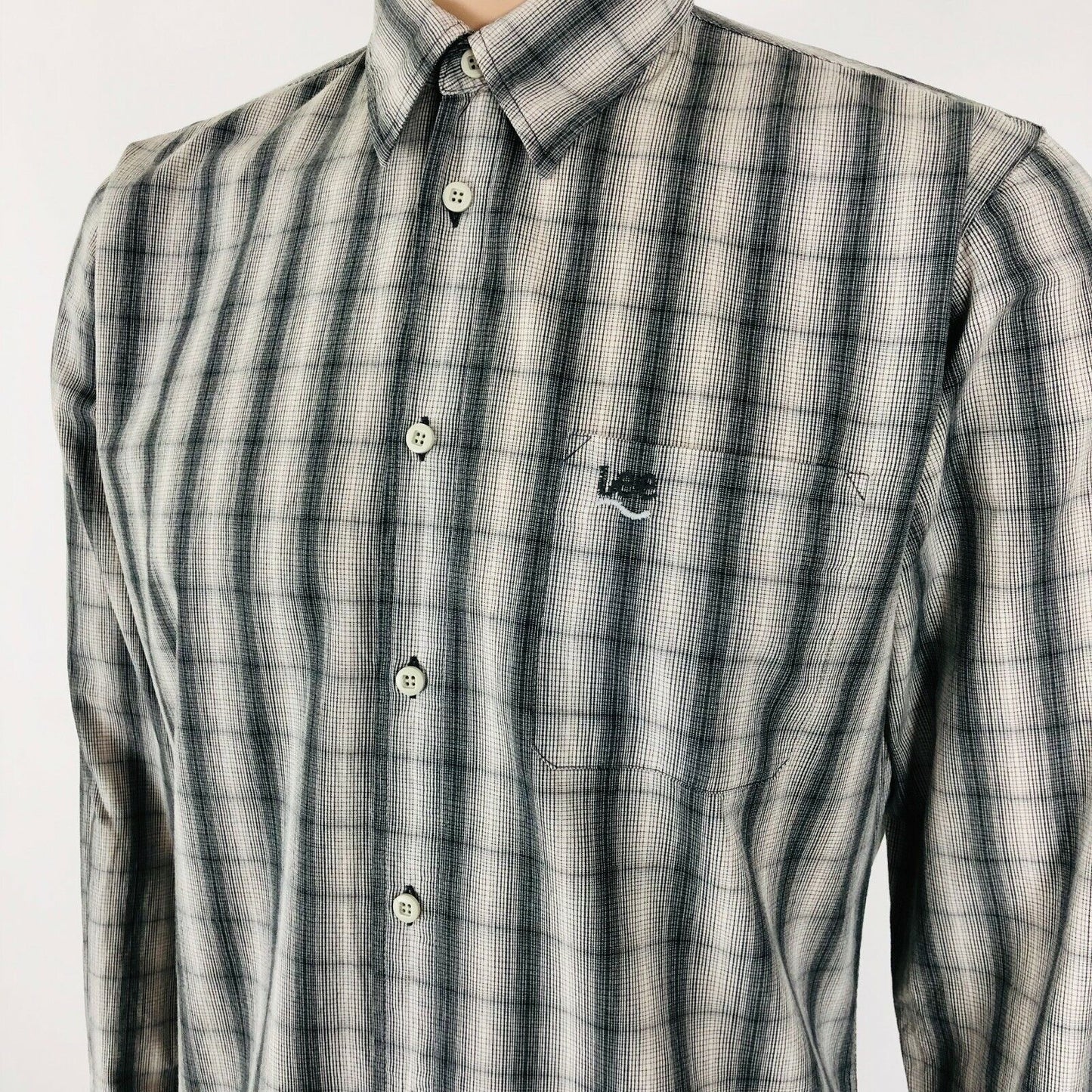 Lee Grey Regular Fit Shirt Size S