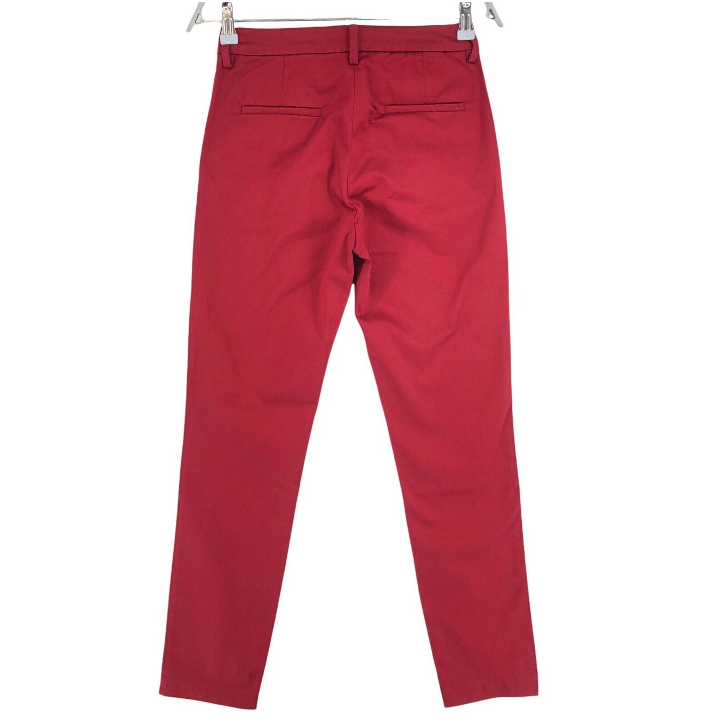 GANT Red Tech Prep Satin Slack Pants Hose Größe EU 34 UK 8 US 4