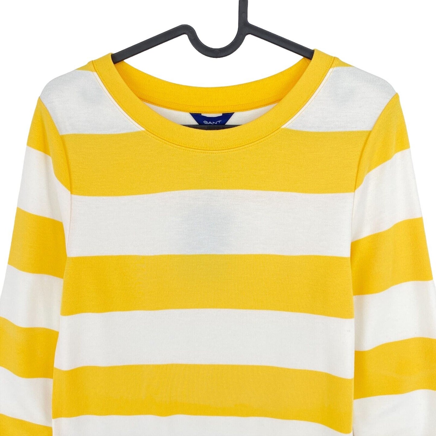 GANT Yellow Br Striped Jersey A Line Dress Size S