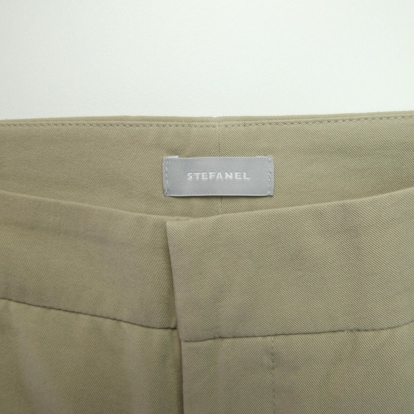 STEFANEL Light Brown Wide Leg Pants Trousers Size EU 36 38 UK 6 8 US 4 6