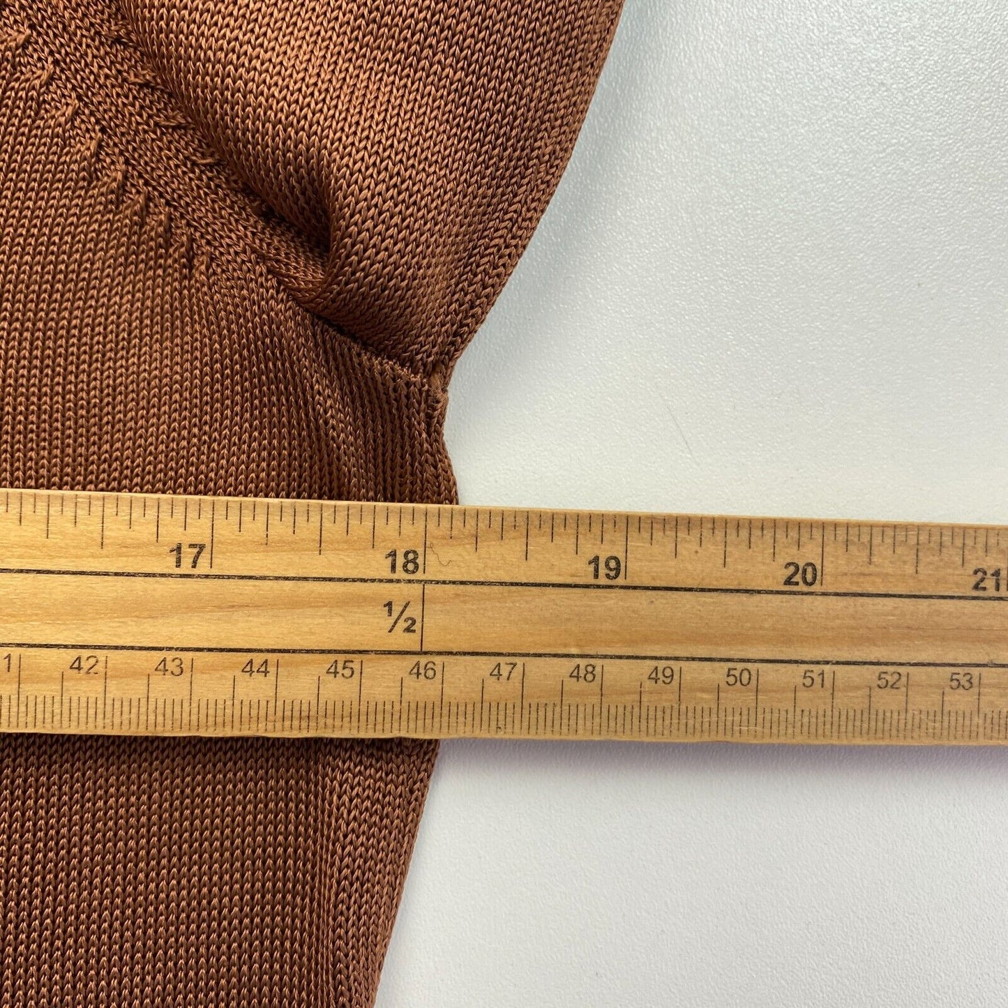 UVP 279 € GANT Braunes Strickkleid mit offenem Rücken Größe S