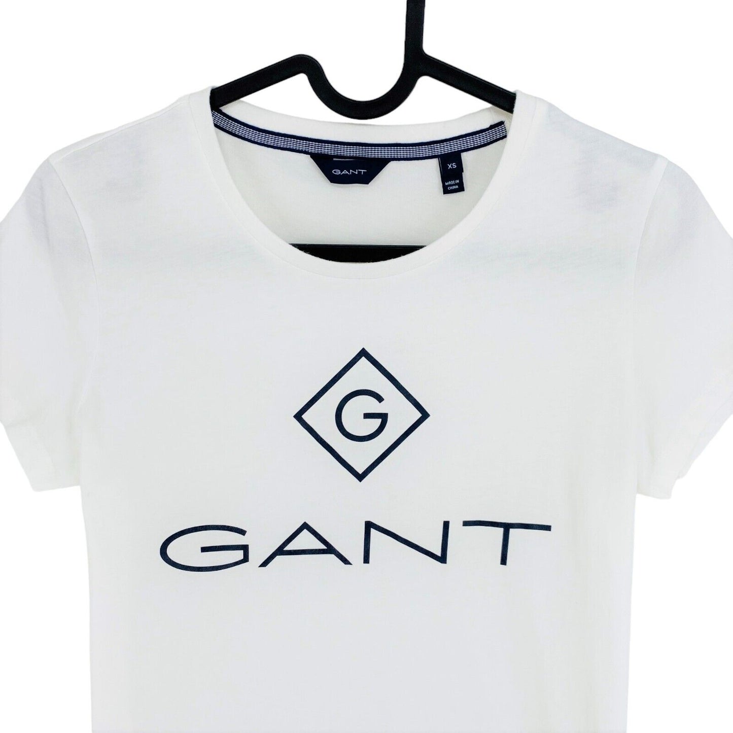 GANT White Lock Up Crew Neck T Shirt Size XS