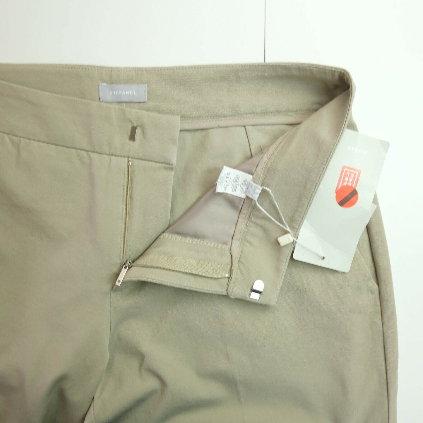 STEFANEL Light Brown Wide Leg Pants Trousers Size EU 36 38 UK 6 8 US 4 6