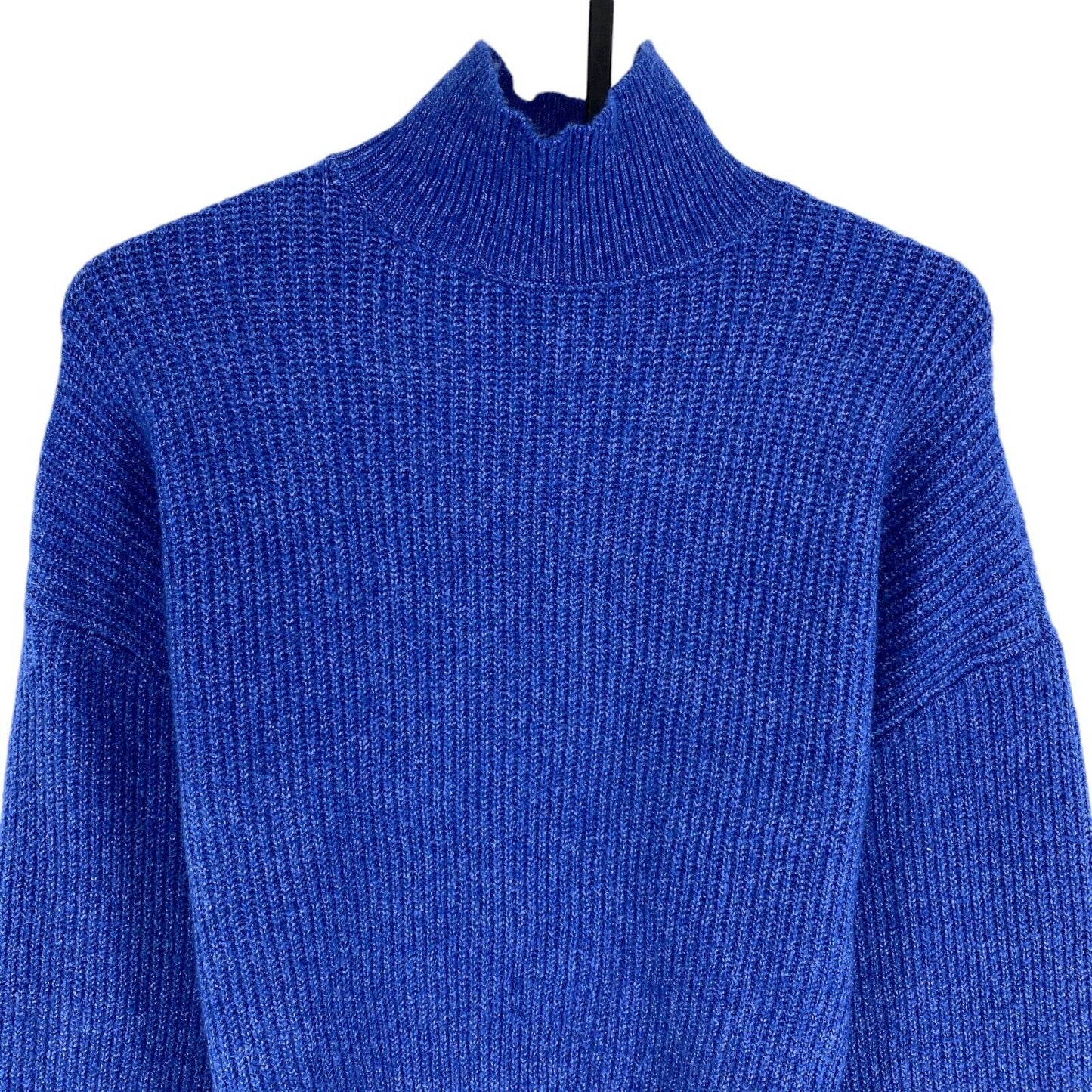 VERO MODA Women Blue High Neck Pullover Sweater Jumper Size XS