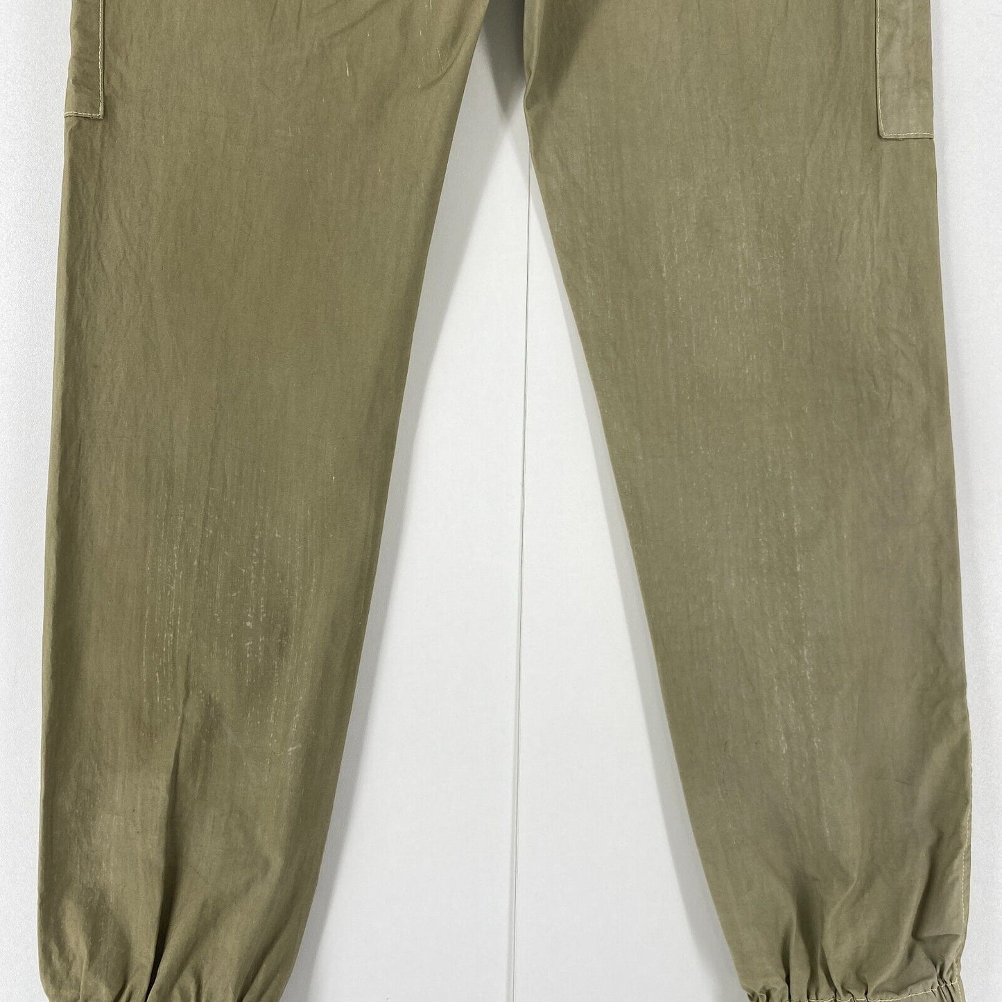 DIESEL URSULA Women Khaki Green Regular Fit Cargo Trousers Size EUR 40