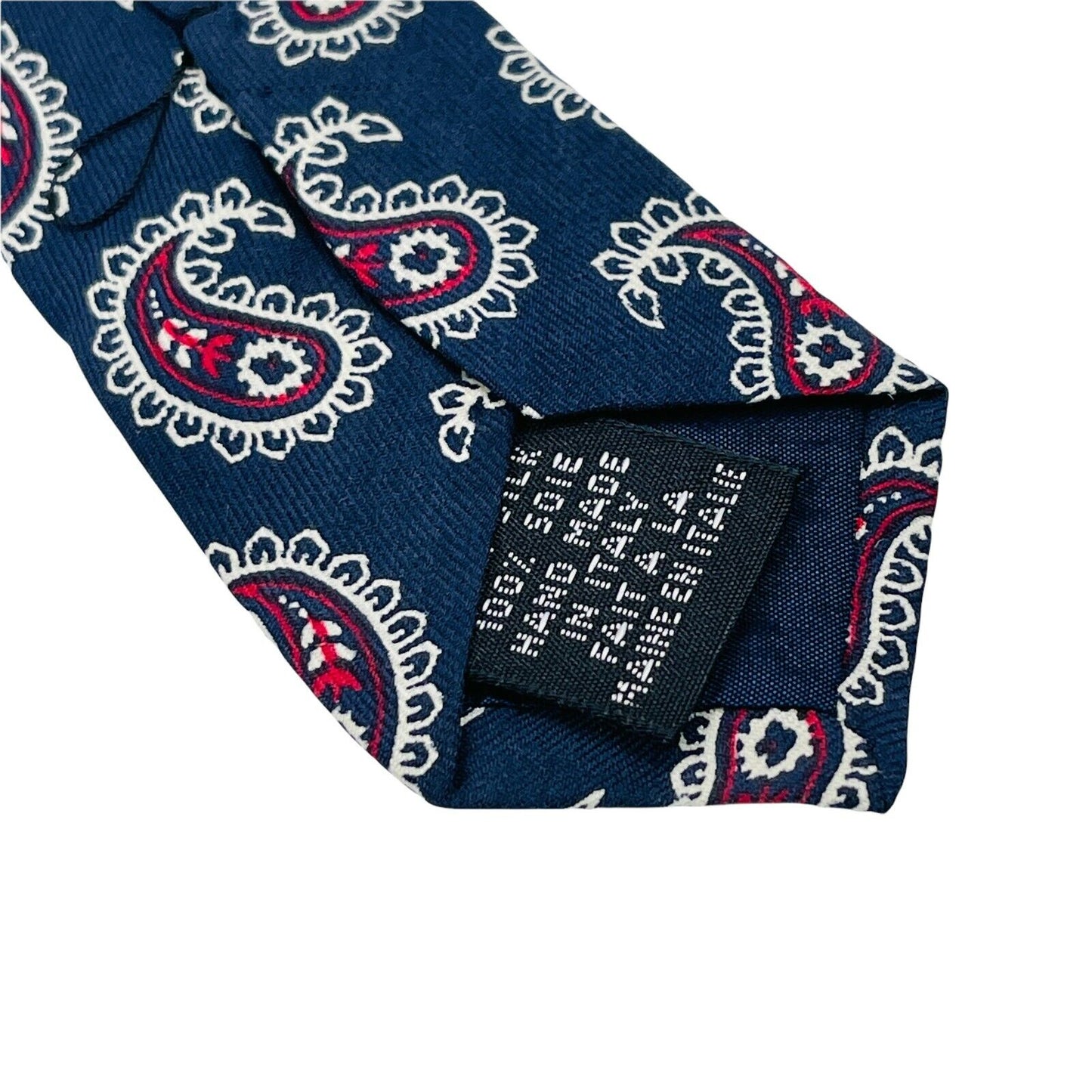 GANT Vintage Blue Red Ornamented 100% Silk Hand Made Tie