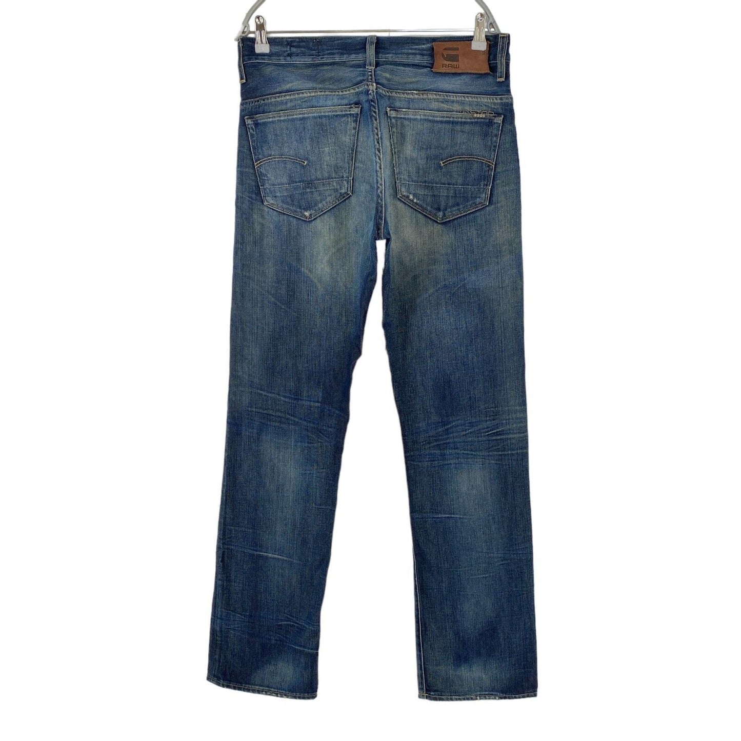 G-STAR RAW 3301 Blue Slim Fit Distressed Jeans W33 L34