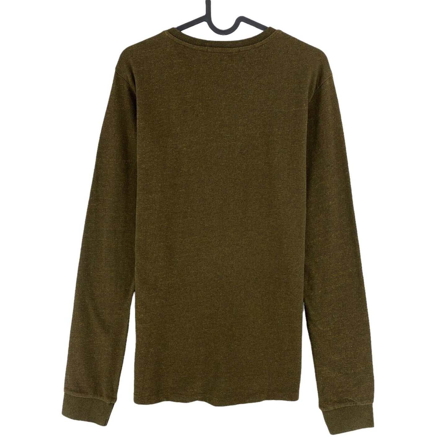 SCOTCH & SODA Dark Green 100% Cotton Henley Neck Sweater Pullover Size S