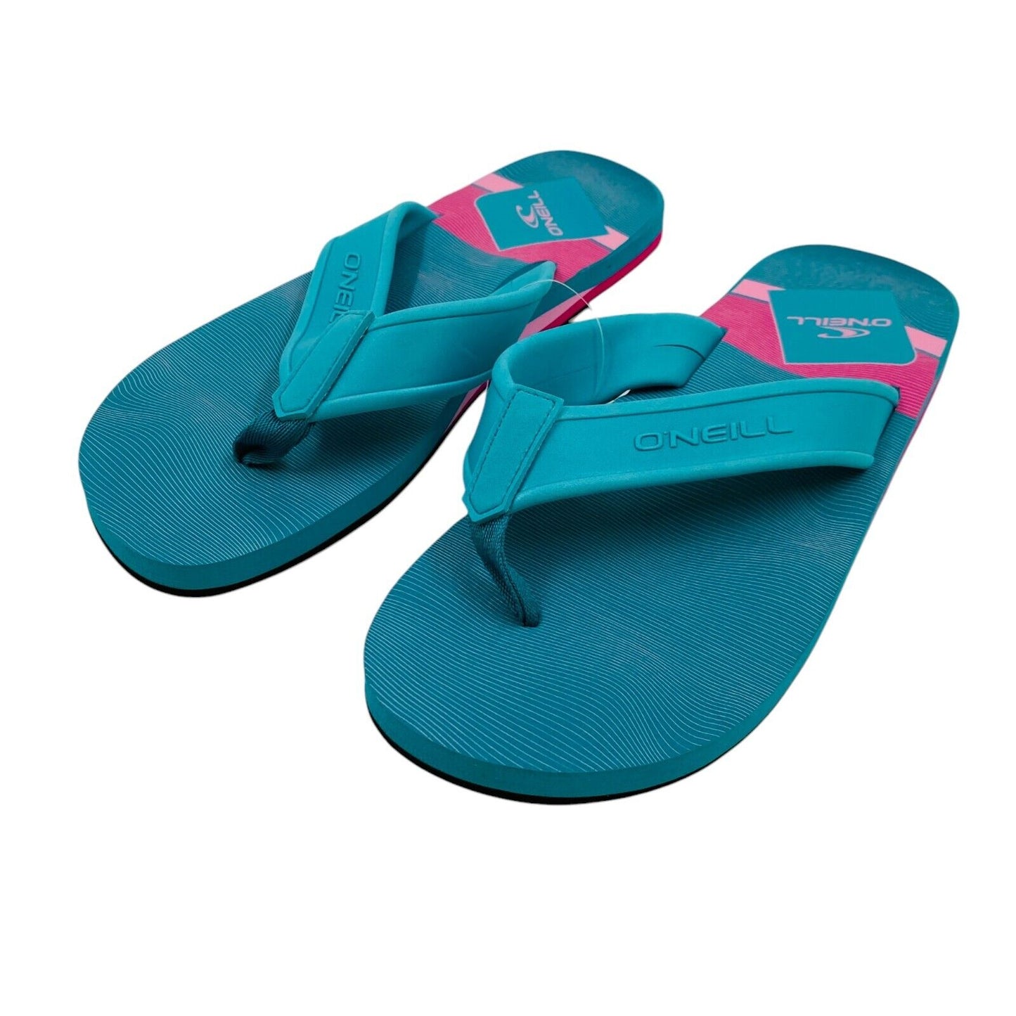 O'NEILL Light Blue Mens Beach Sandals Flip-Flops Size EU 42 UK 8 US 9