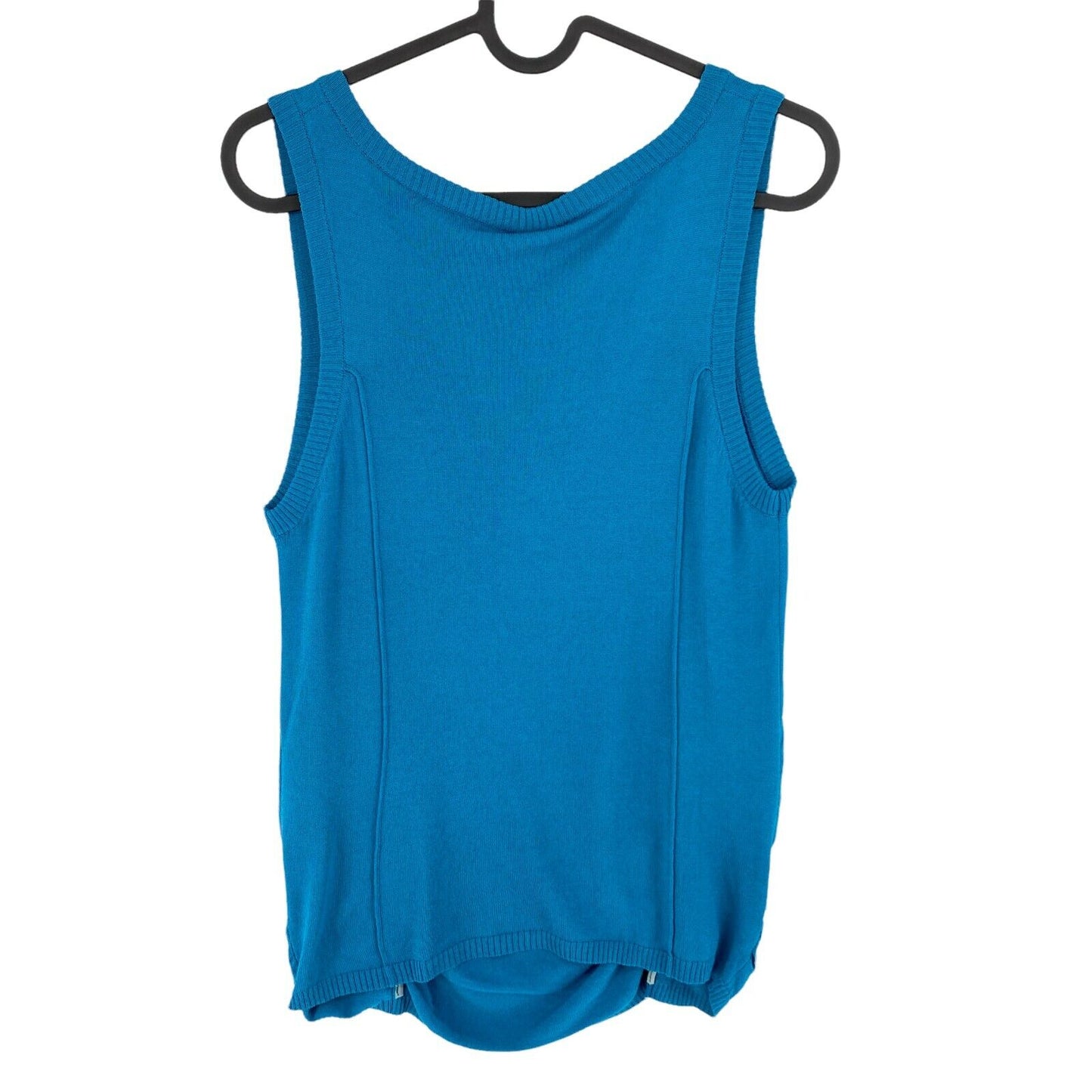 AMY GEE Blue V Neck Tank Top Size S