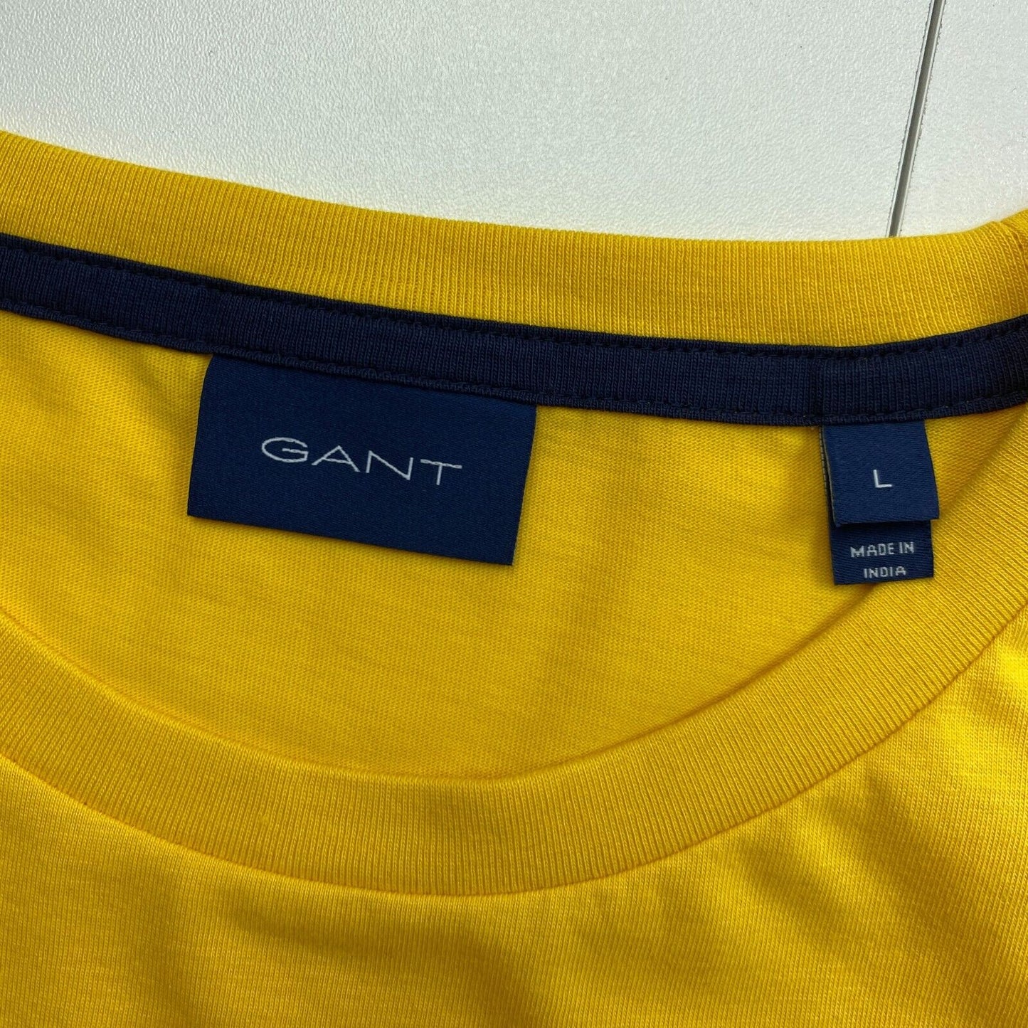 GANT Yellow Archive Shield Crew Neck T-Shirt Size L