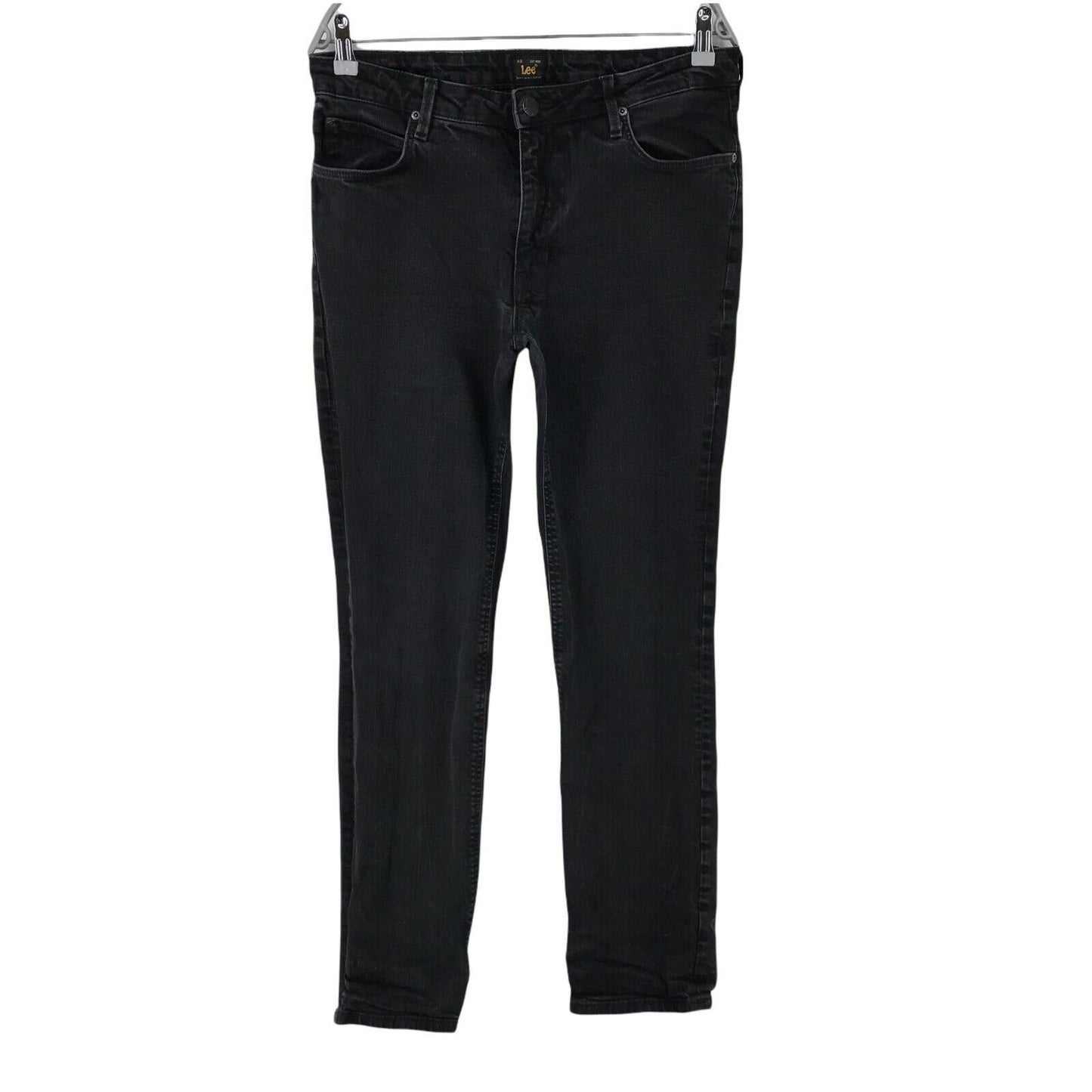 Lee MARION Damen Jeans in normaler Straight Fit, Dunkelgrau, Größe W33 L33