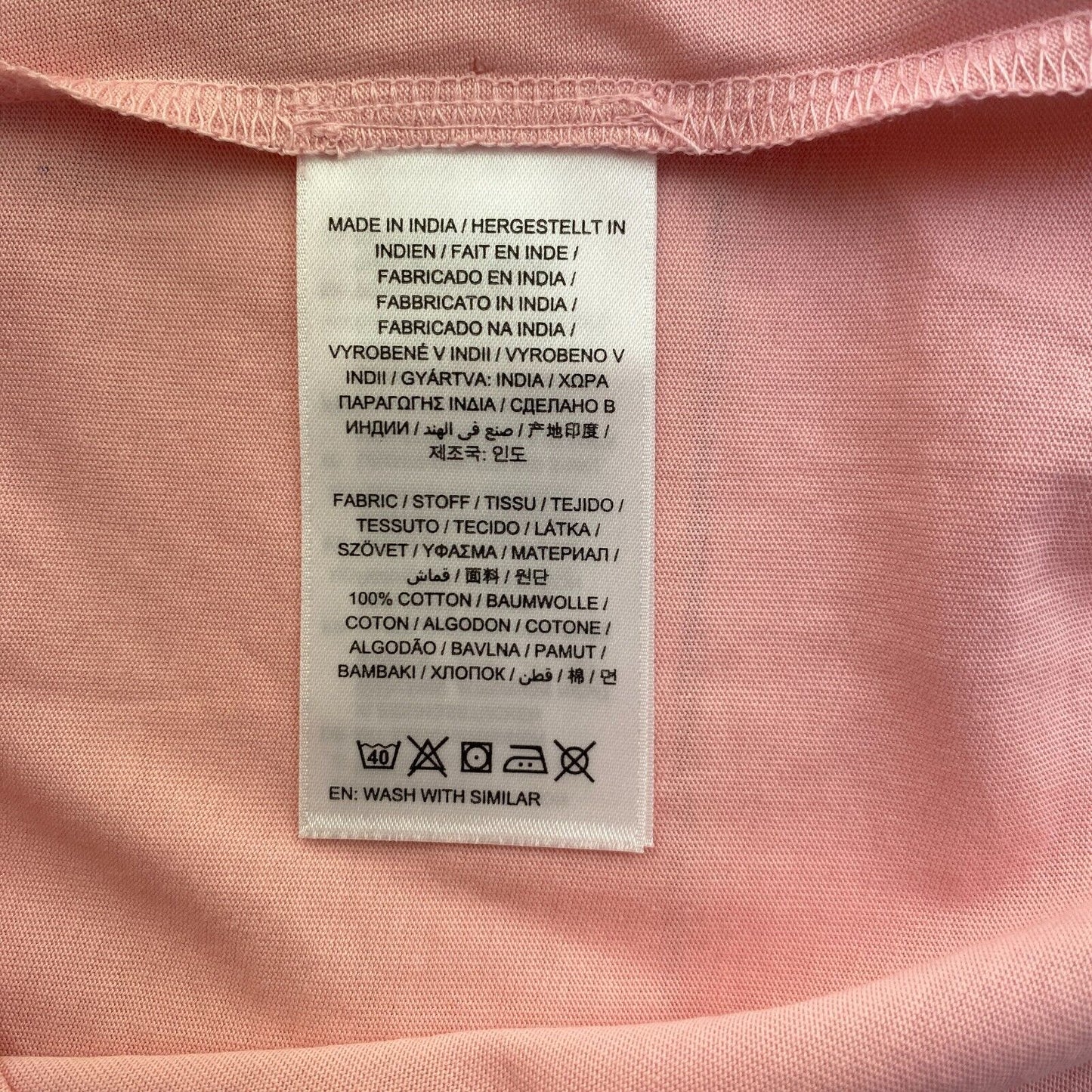 GANT Pink Arch Logo Crew Neck T-Shirt Size XS