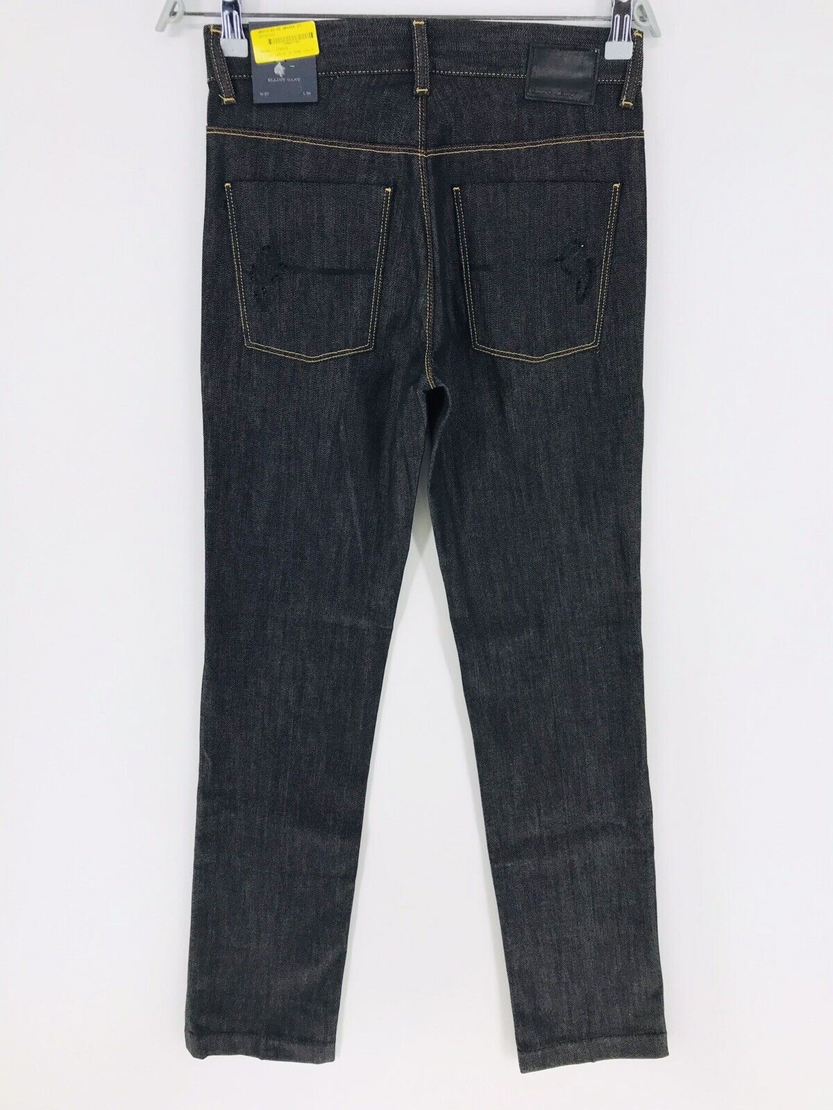 UVP €149 GANT Damen Dunkelgrau Stretch Regular Straight Fit Jeans W27 L34