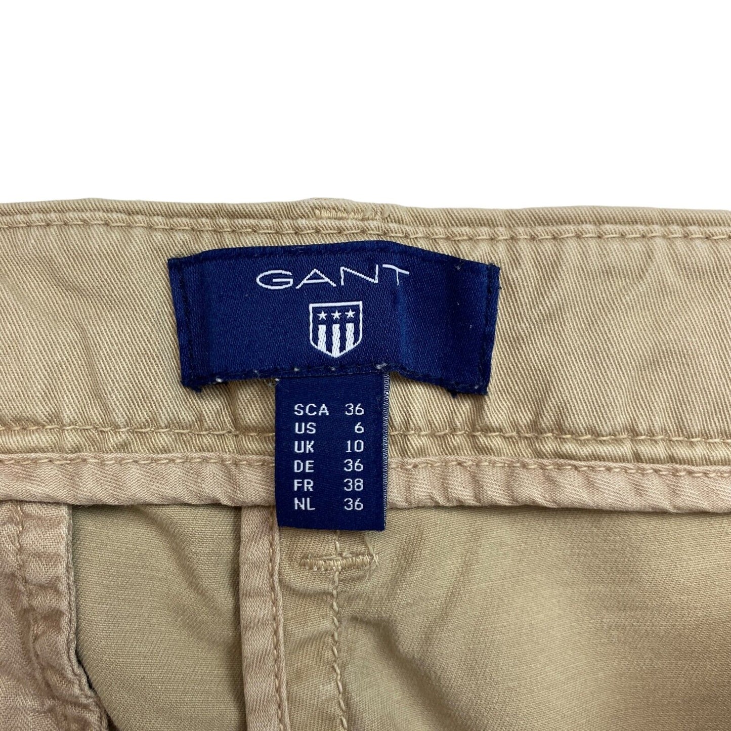 GANT Brown Chino Pants Trousers Size EU 36 UK 10 US 6