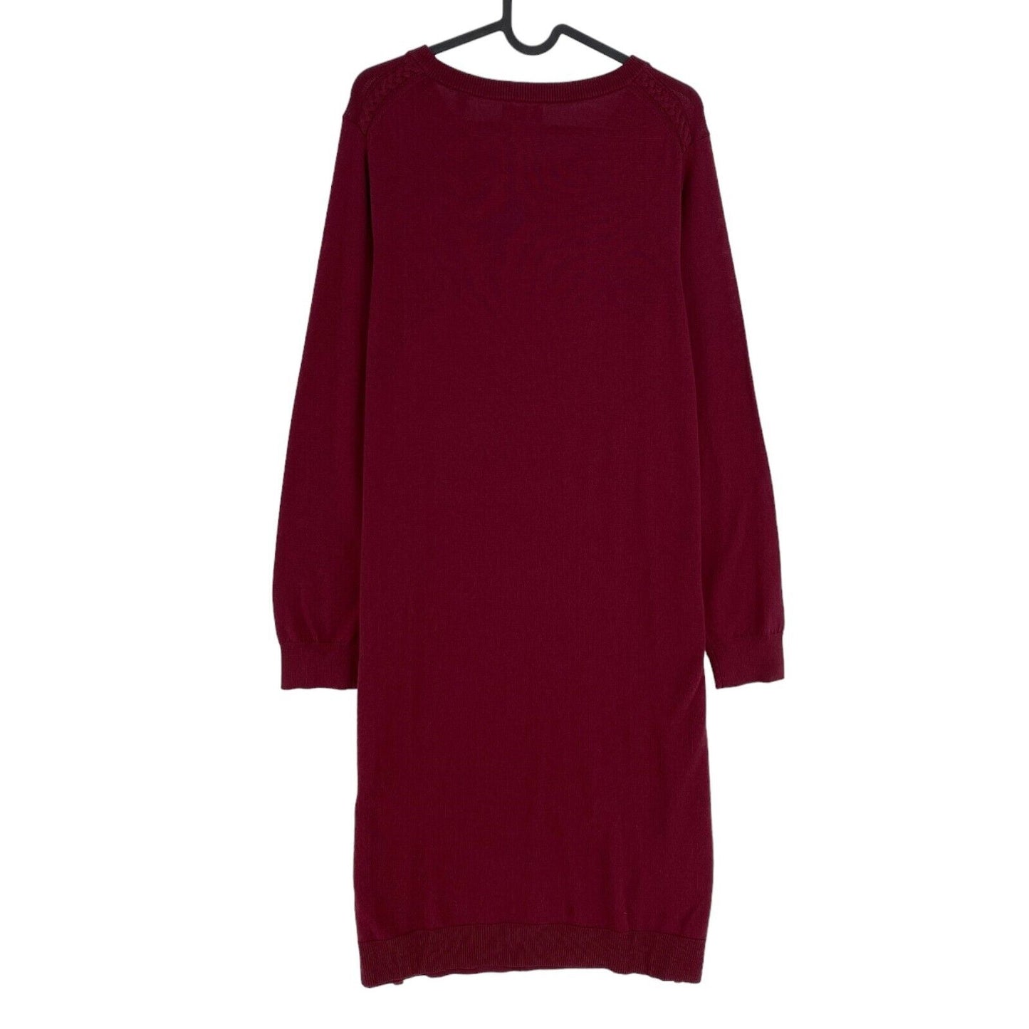 GANT Dark Purple 100% Wool Long Sleeves Dress Size XL