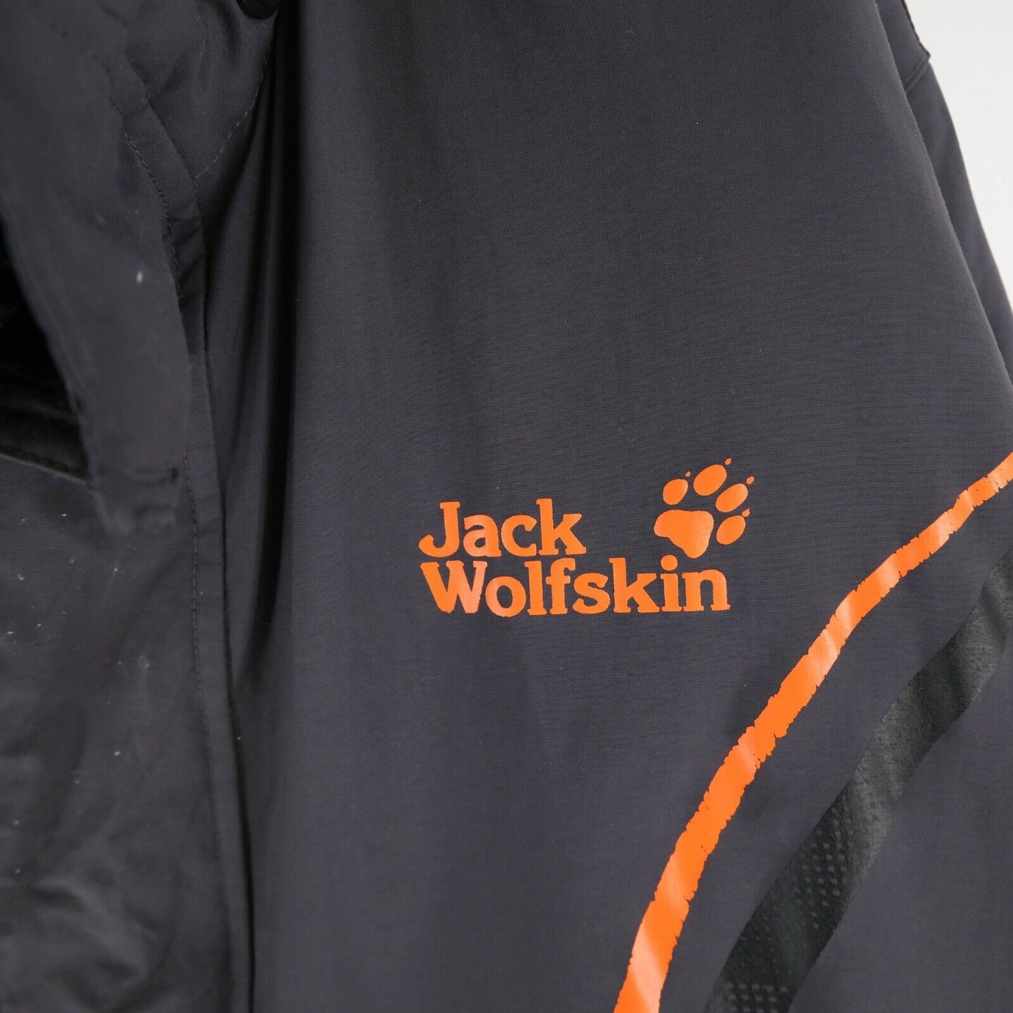 Jack Wolfskin Veste à capuche grise Texapore résistante à l'eau Taille S