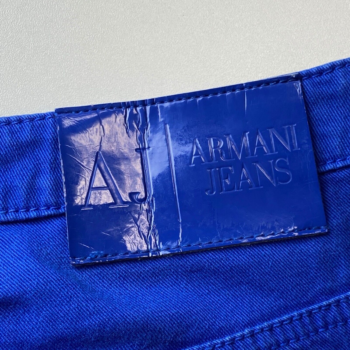 ARMANI JEANS Women Blue Stretch Slim Fit Jeans W29 L36