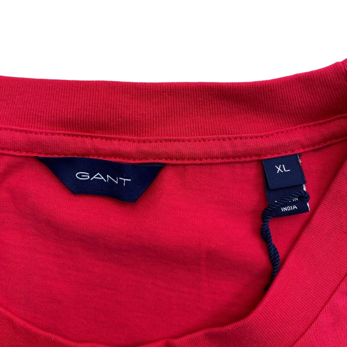 GANT T-Shirt mit Rundhalsausschnitt, rot, Archive Shield, Größe XL