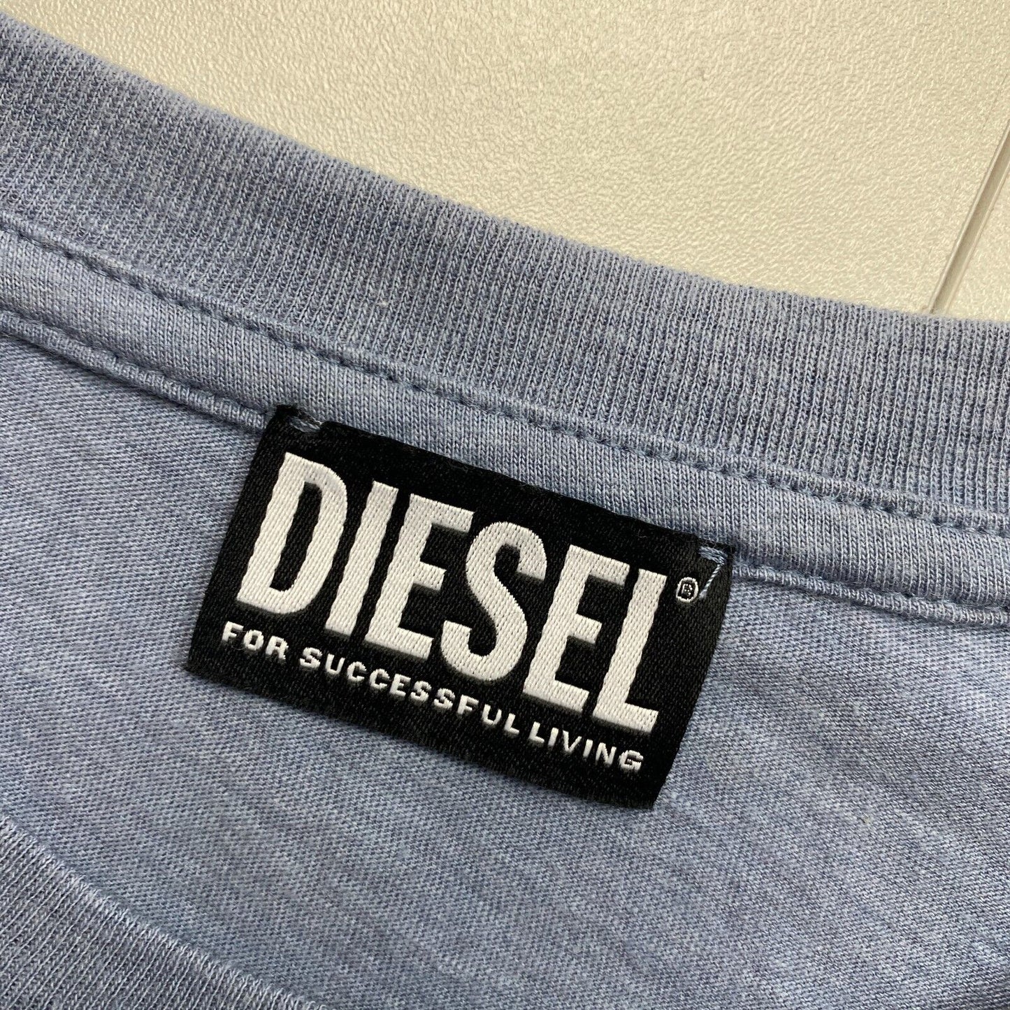 DIESEL Blue T Just Crew Neck T Shirt Size S