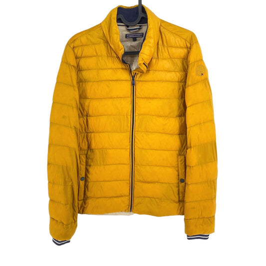 Tommy Hilfiger Yellow Down Lightweight Puffer Jacket Coat Size S