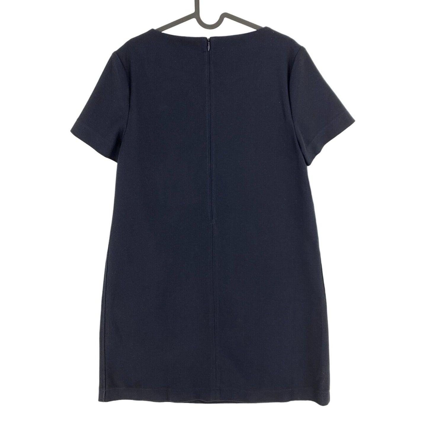 GANT Navy Blue Tech Prep Jersey Pique Shift Dress Size EU 42 UK 14 US 12