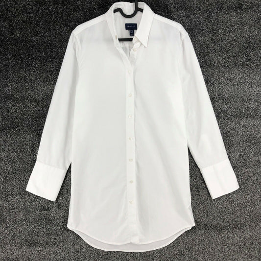 GANT White Long Shirt Size EU 34 UK 6 US 4