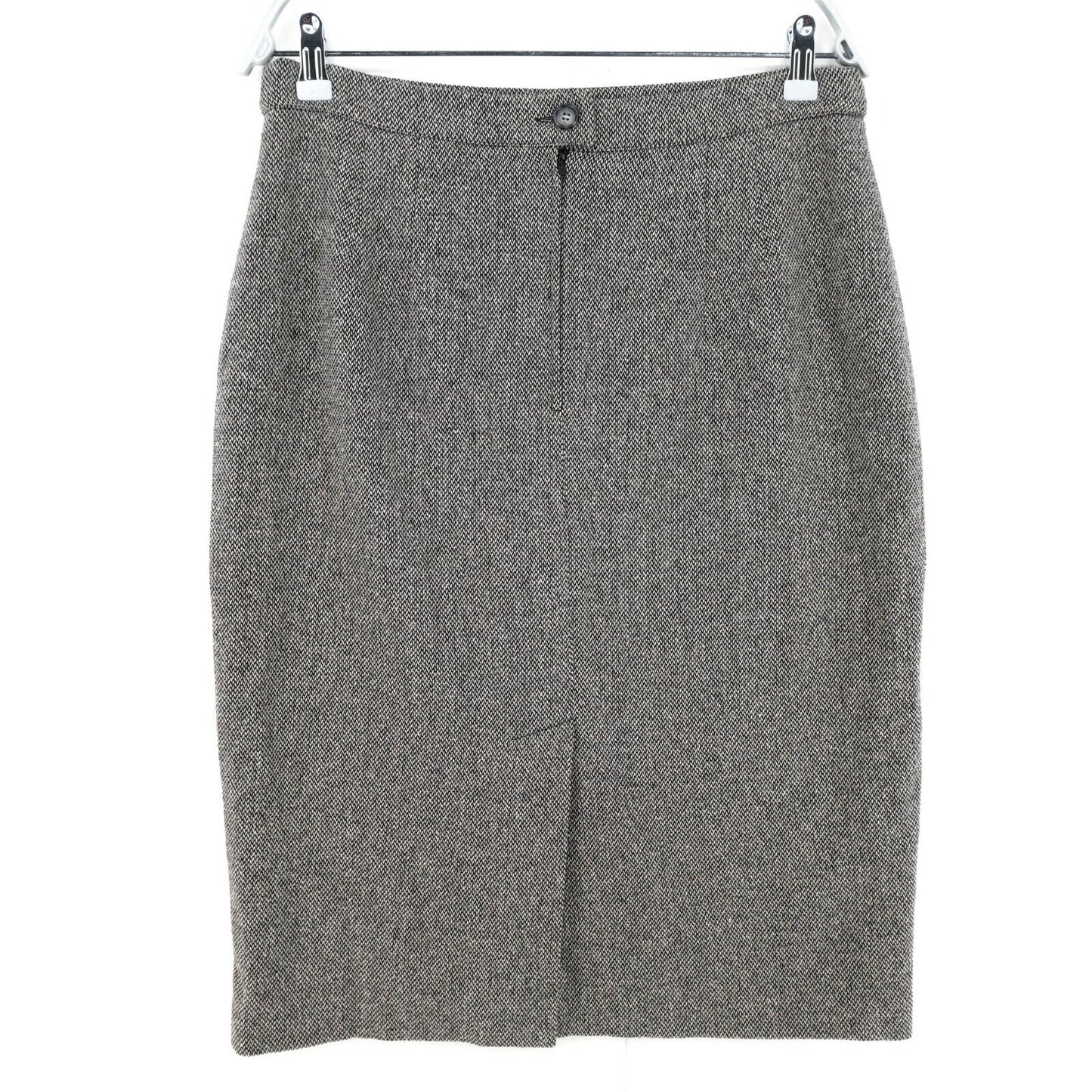 Persona Grey Wool Blend Skirt Size EUR 44 UK 16 US 14