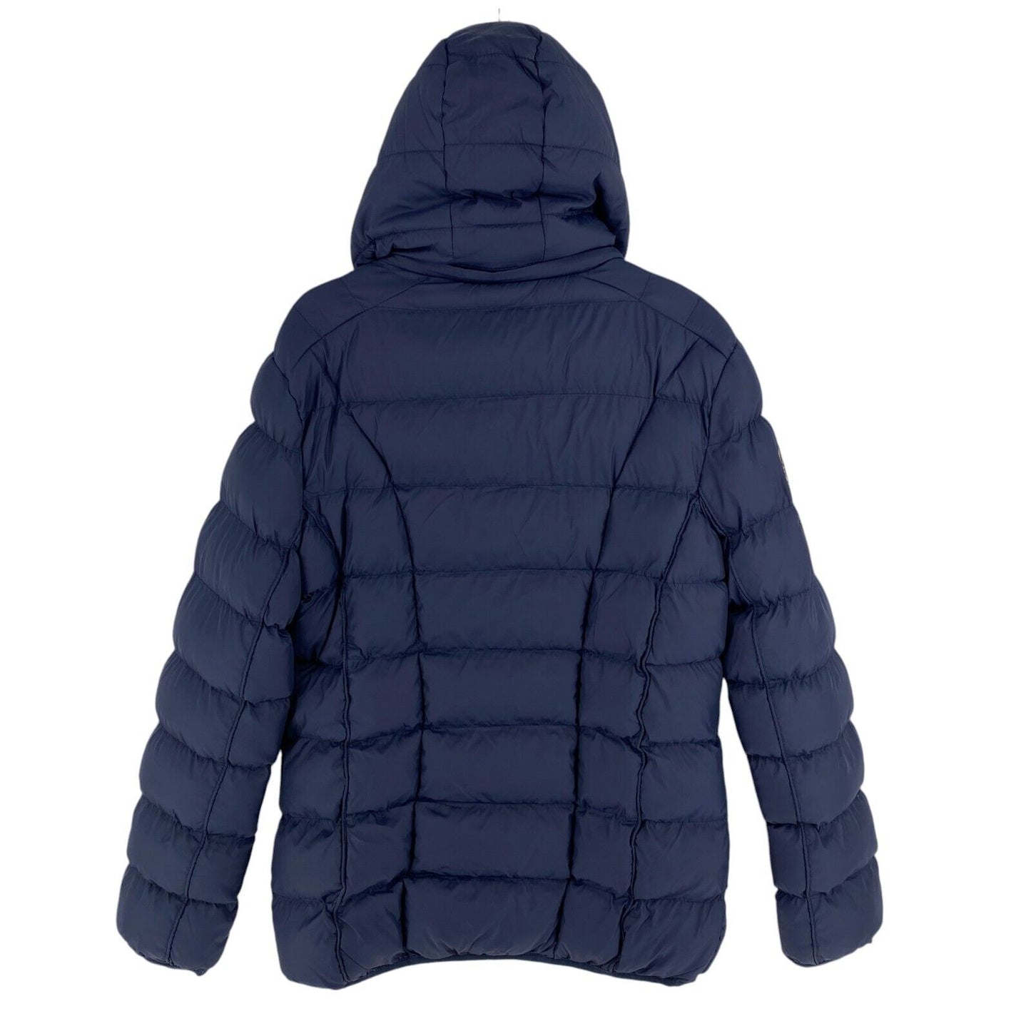 Canadian Peak Women Navy Blue DANAPEAK Hooded Quilted Puffer Jacket Coat Size M