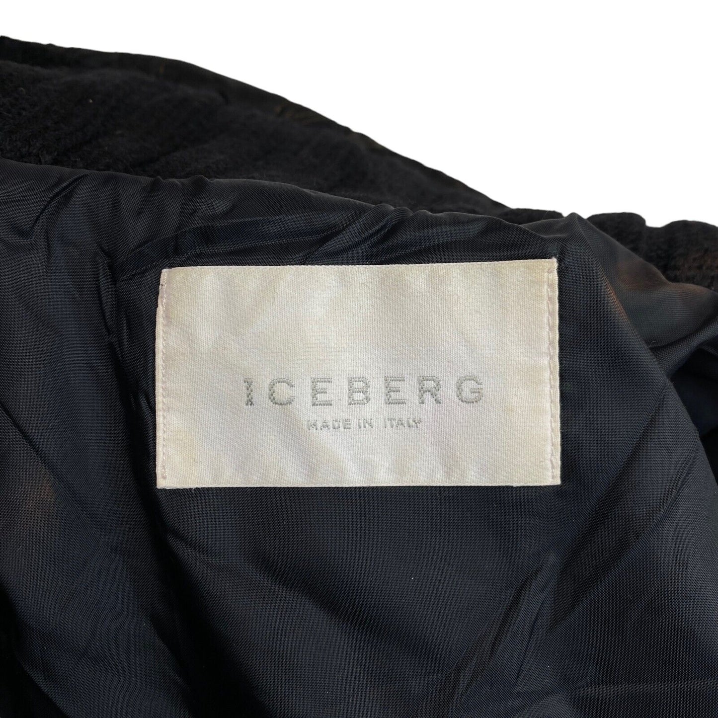 ICEBERG Dark Grey Hooded  Coat Jacket Size 44 EU 40 UK 12 US 10