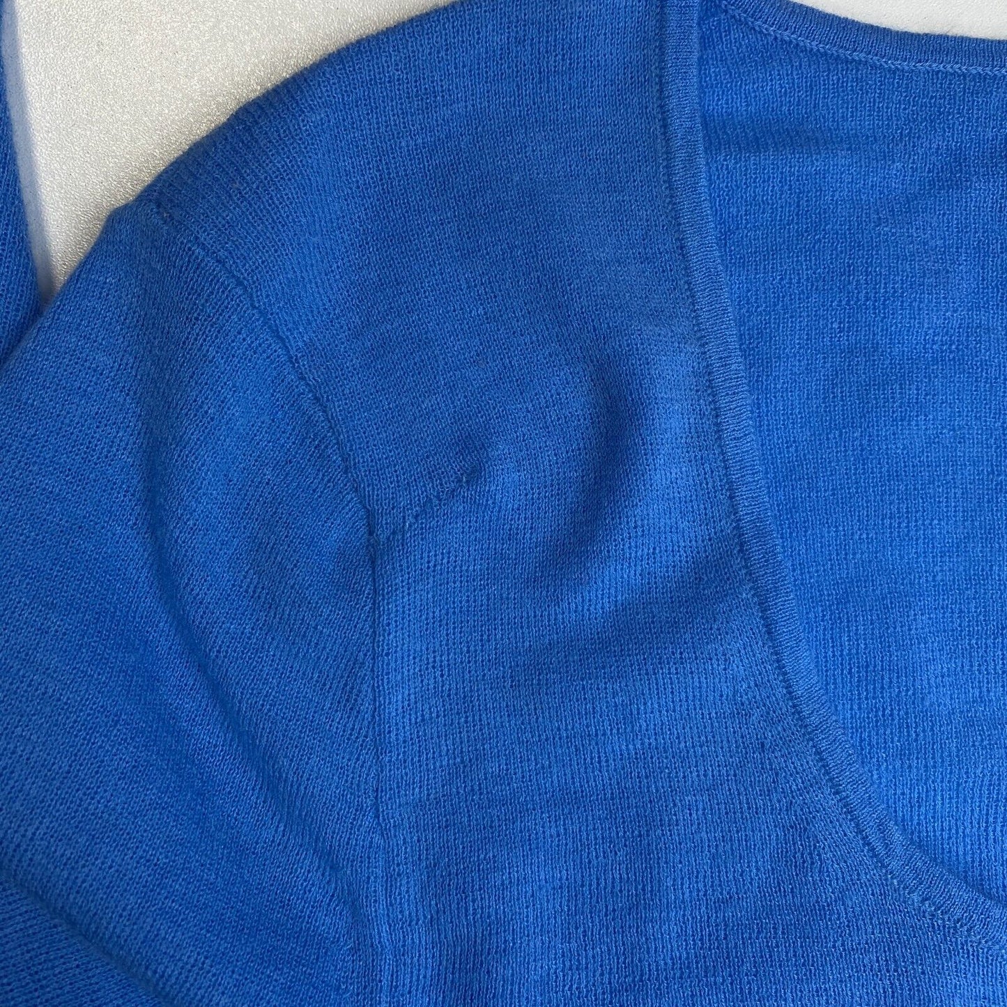 Zadig & Voltaire Women Blue Wool Cashmere Blend Scoop Neck Jumper Sweater Size M