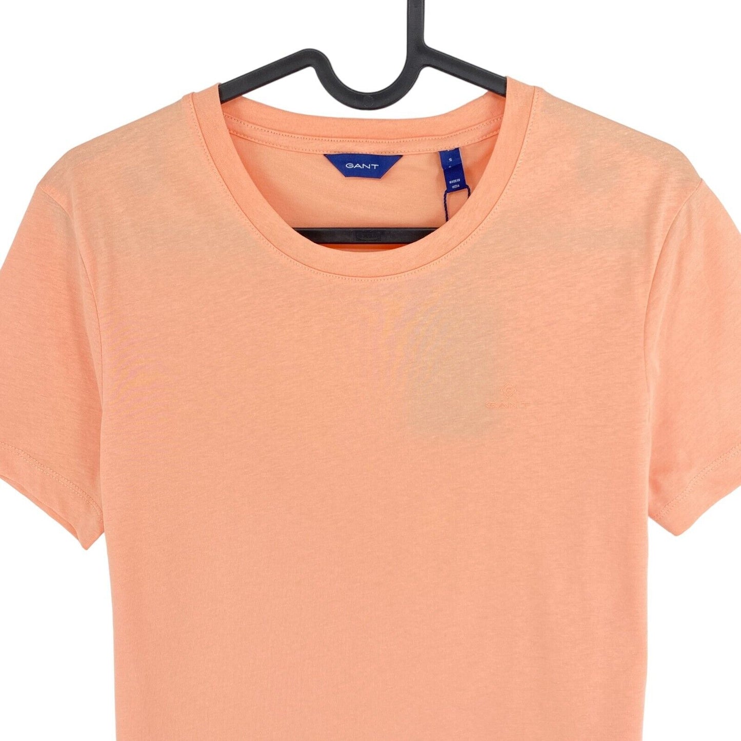 GANT Hellorange Original Rundhals-T-Shirt Größe S