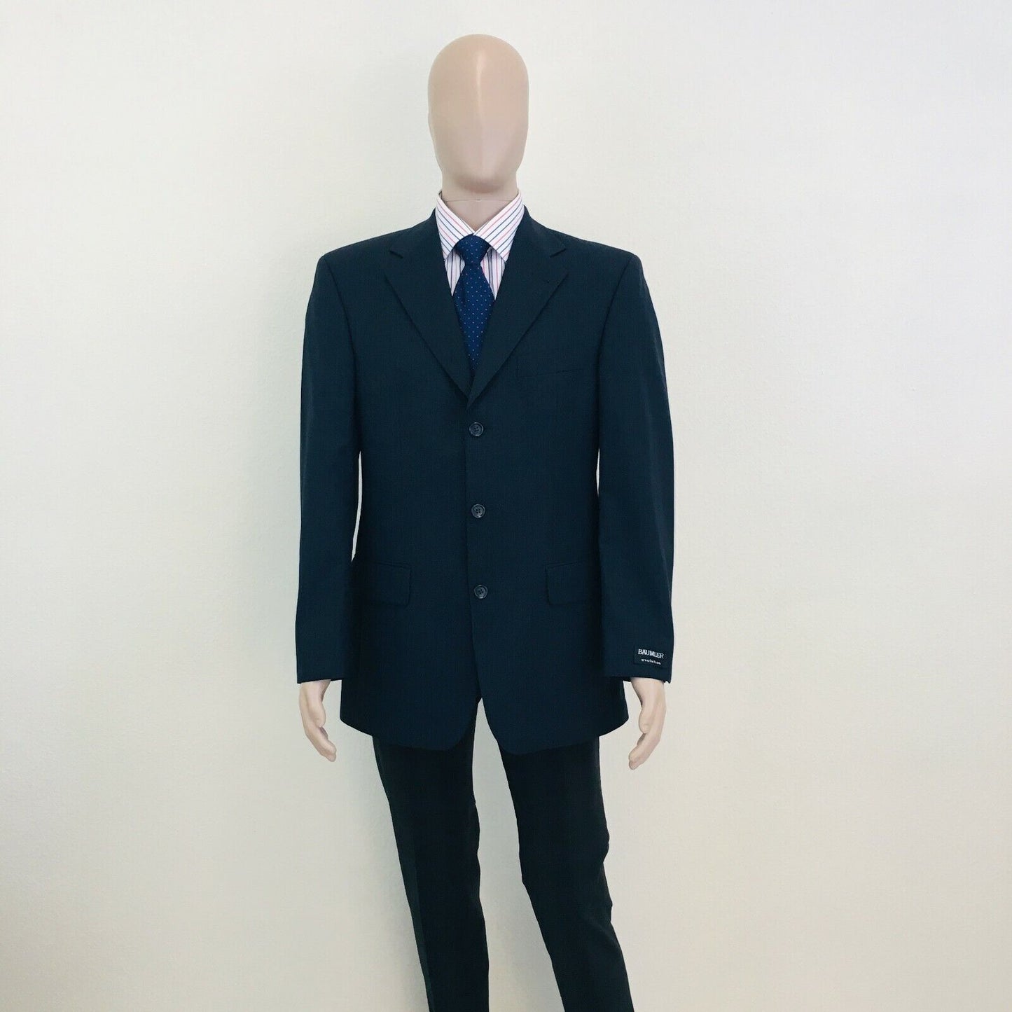 BAUMLER Navy Blue Wool Blazer Jacket EUR 50 US/UK 40