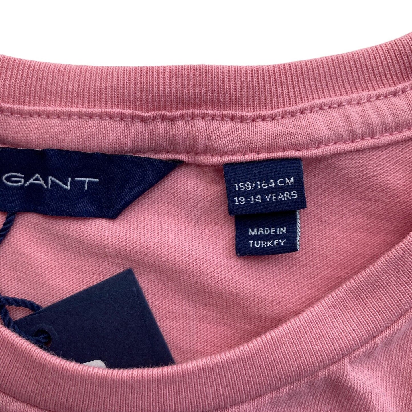 GANT Boys Pink Shield Crew T-shirt à manches longues Taille 13 - 14 ans 158/164 cm