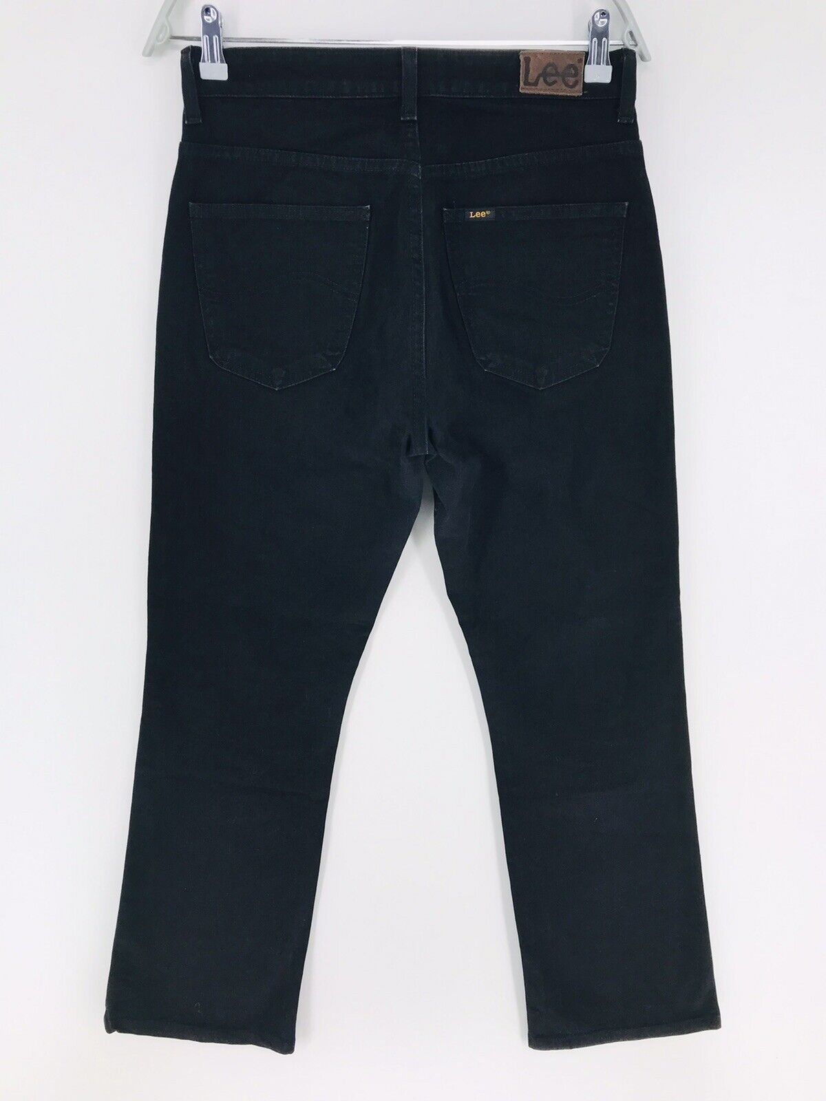 Lee CAMERON Women Black Stretch Regular Straight Fit Jeans W31 L31