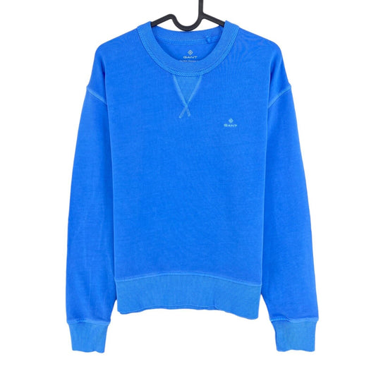 GANT Blue Sun Faded Crew Neck Sweater Jumper Size S