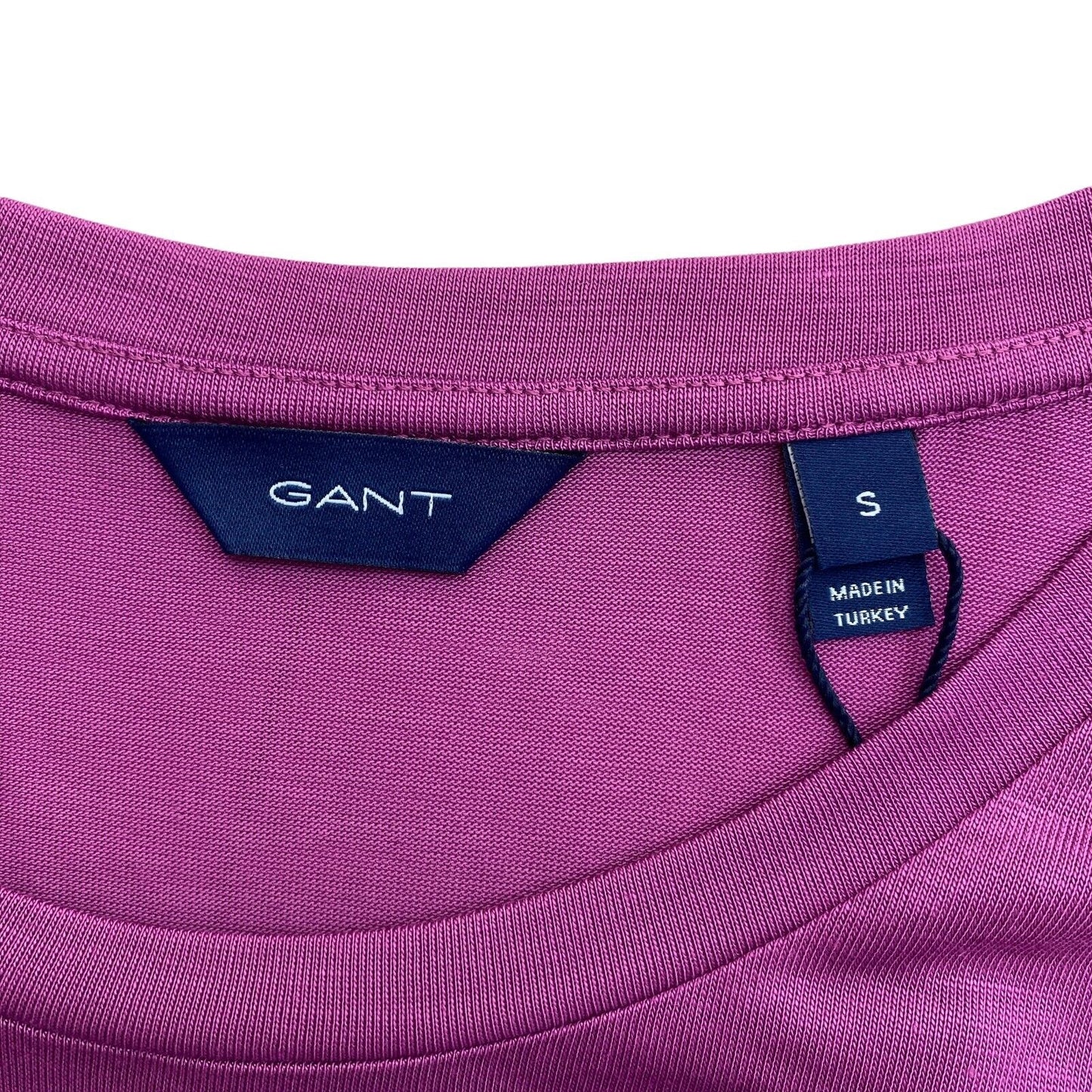 GANT T-shirt à col rond léger violet taille S