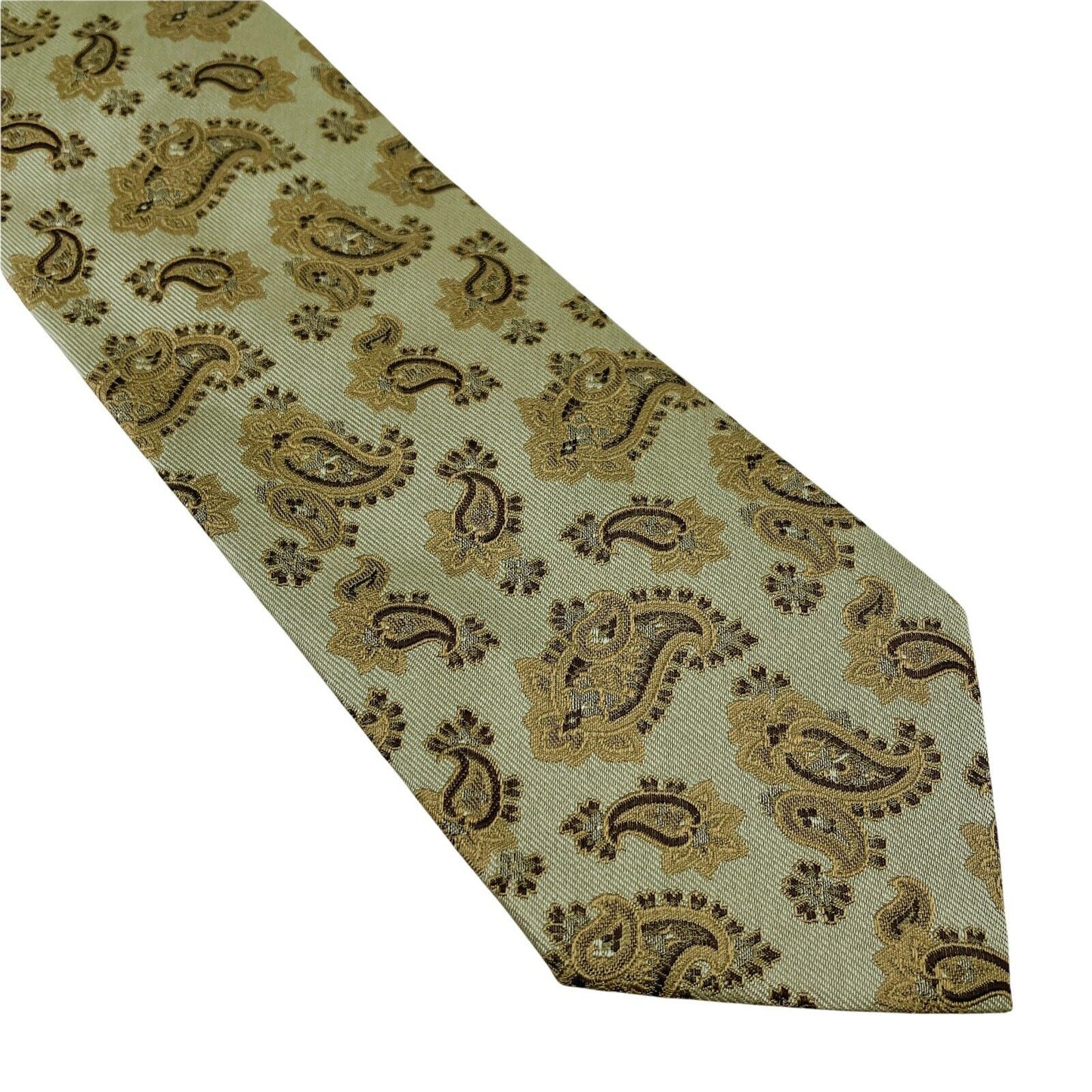 GANT Grey Ornamented 100% Silk Handsewn Tie Made in Italy