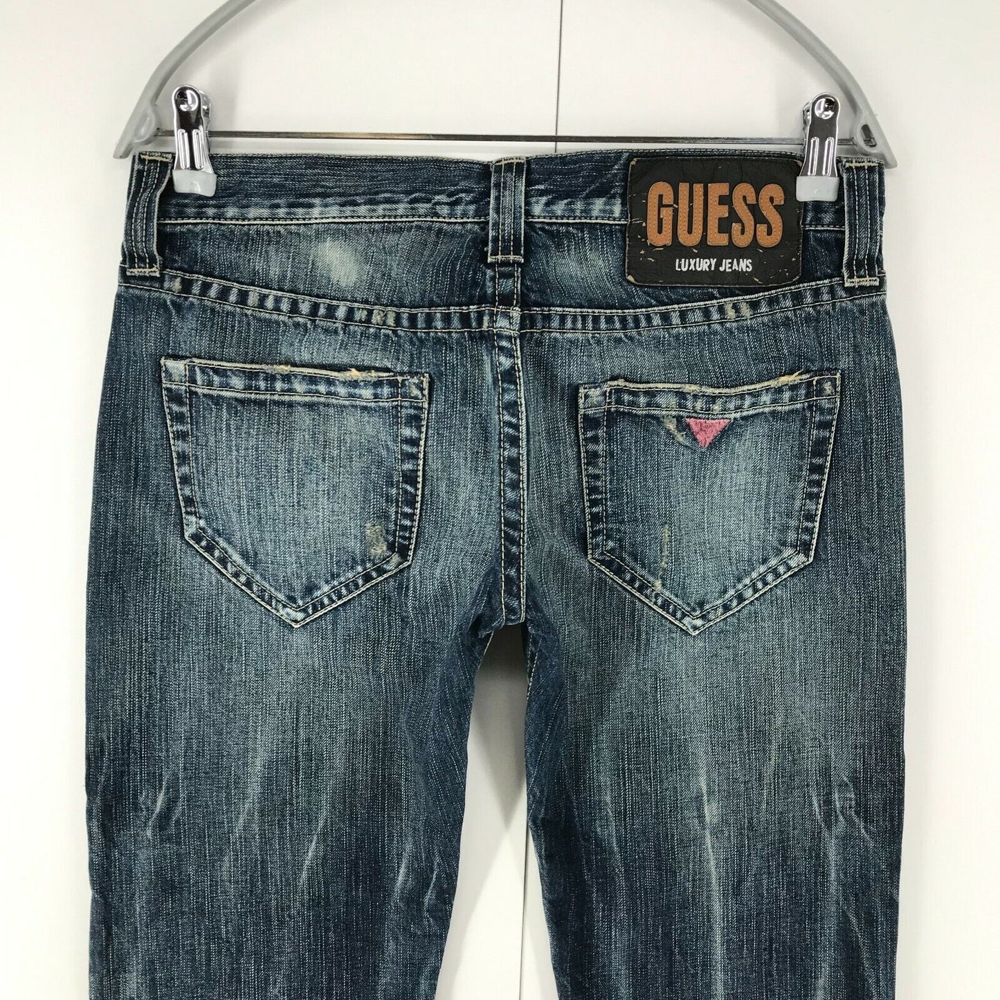 GUESS LUXURY VENICE Women Dark Blue Skinny Fit Jeans Size W29