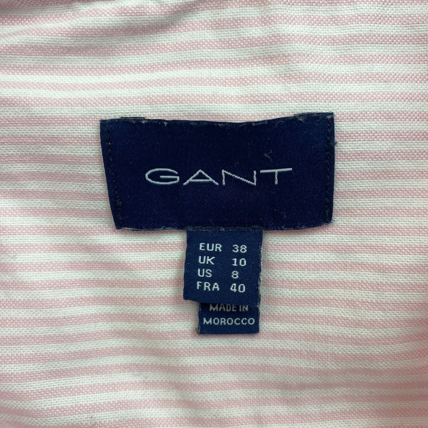 GANT Pink Striped Shirt Size EU 38 UK 10 US 8