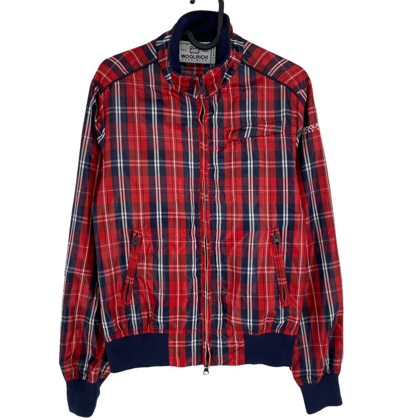 WOOLRICH Check Red Jacket Size XS