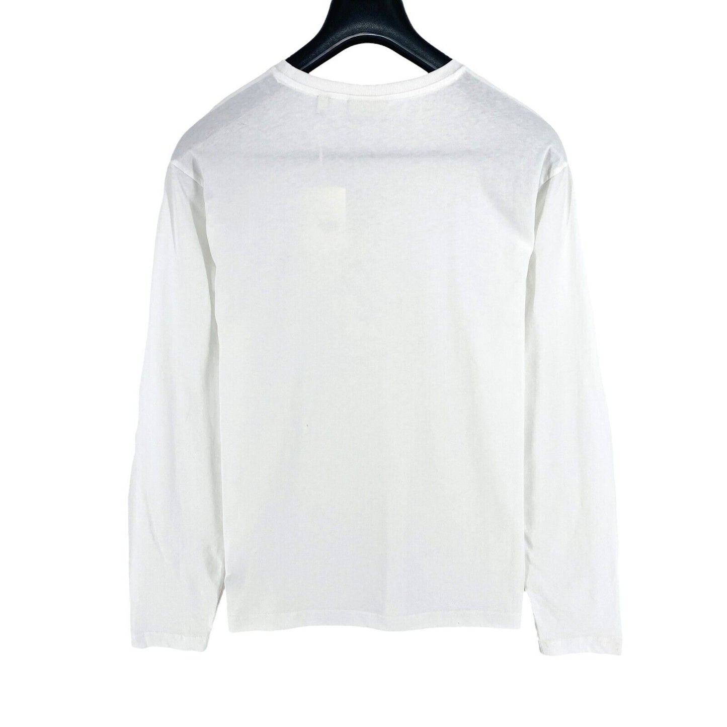 GANT White Shield Crew Neck Long Sleeves T Shirt Size XL