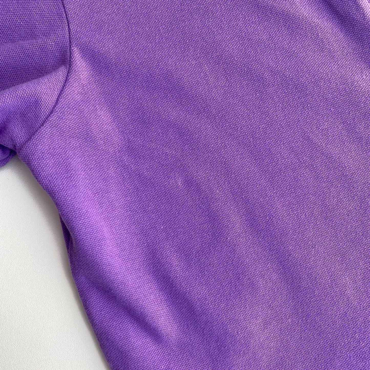 GANT Purple Pique Polo Wrap Up Shirt Size L