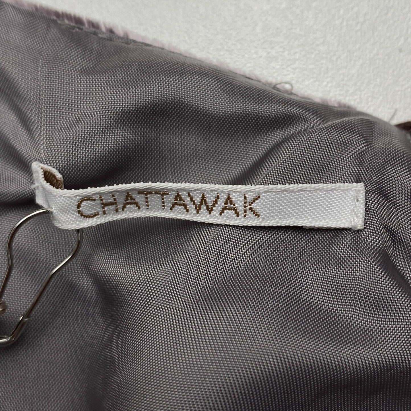 CHATTAWAK Lila ärmelloses Tank-Kleid aus Samt mit Wasserfallausschnitt, Größe EU 36 UK 8 US 6