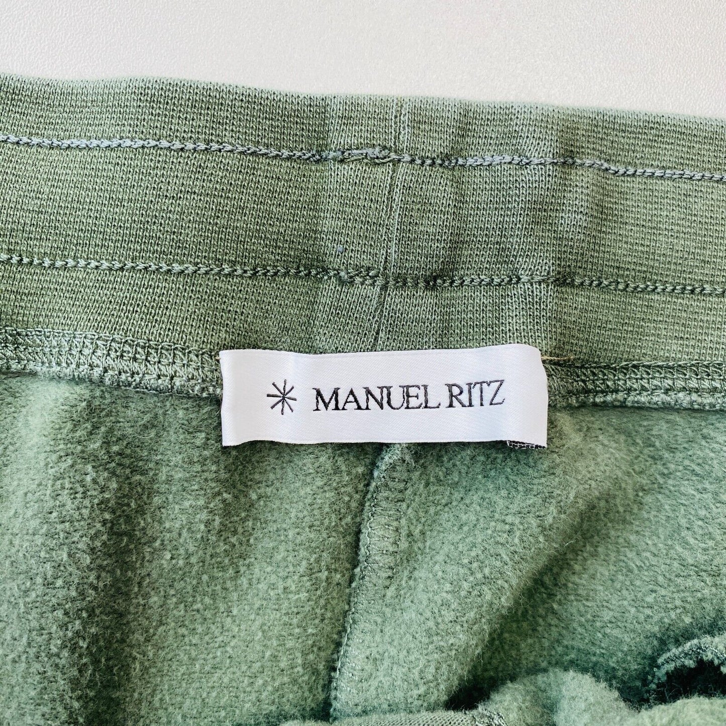 MANUEL RITZ Mens Dark Green Regular Fit Sweatpants Trousers Size XXL 2XL