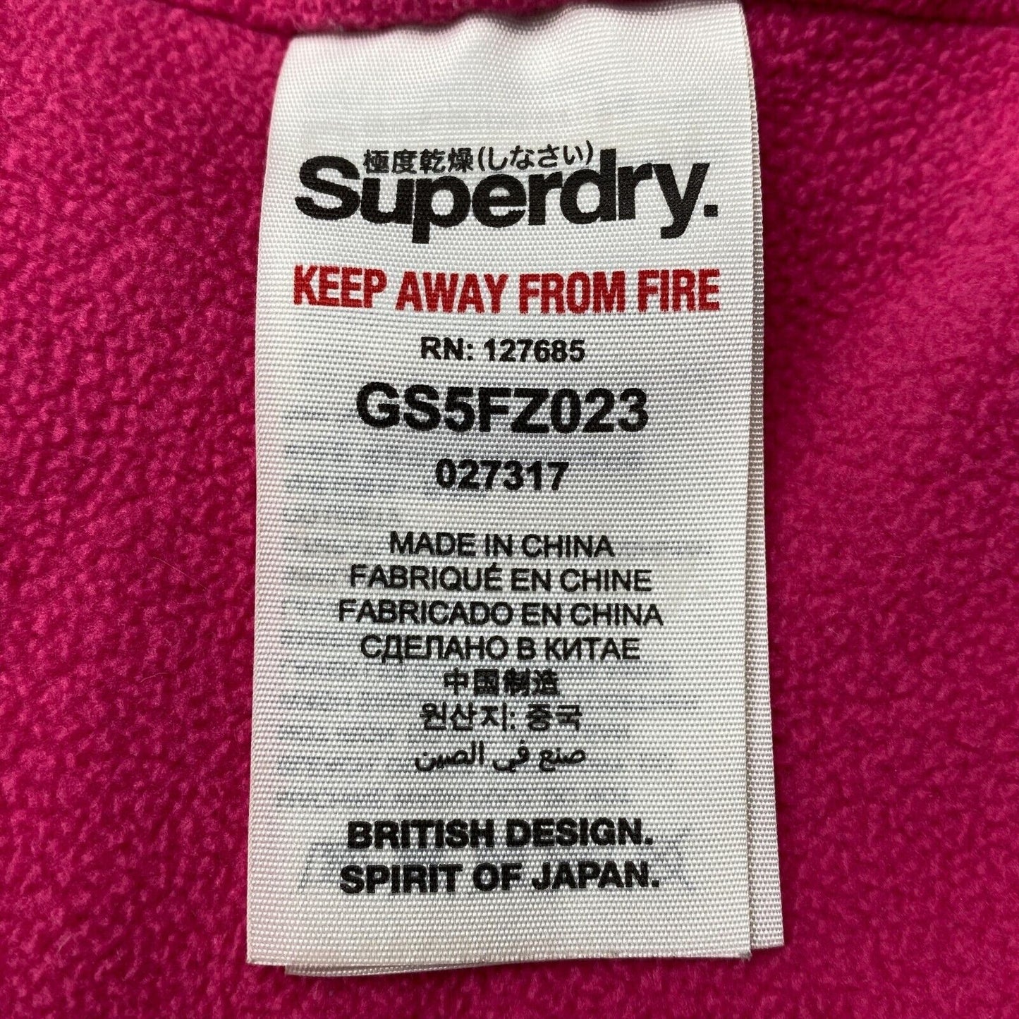 SUPERDRY Professional The Windcheater Black Hooded Jacket Size M