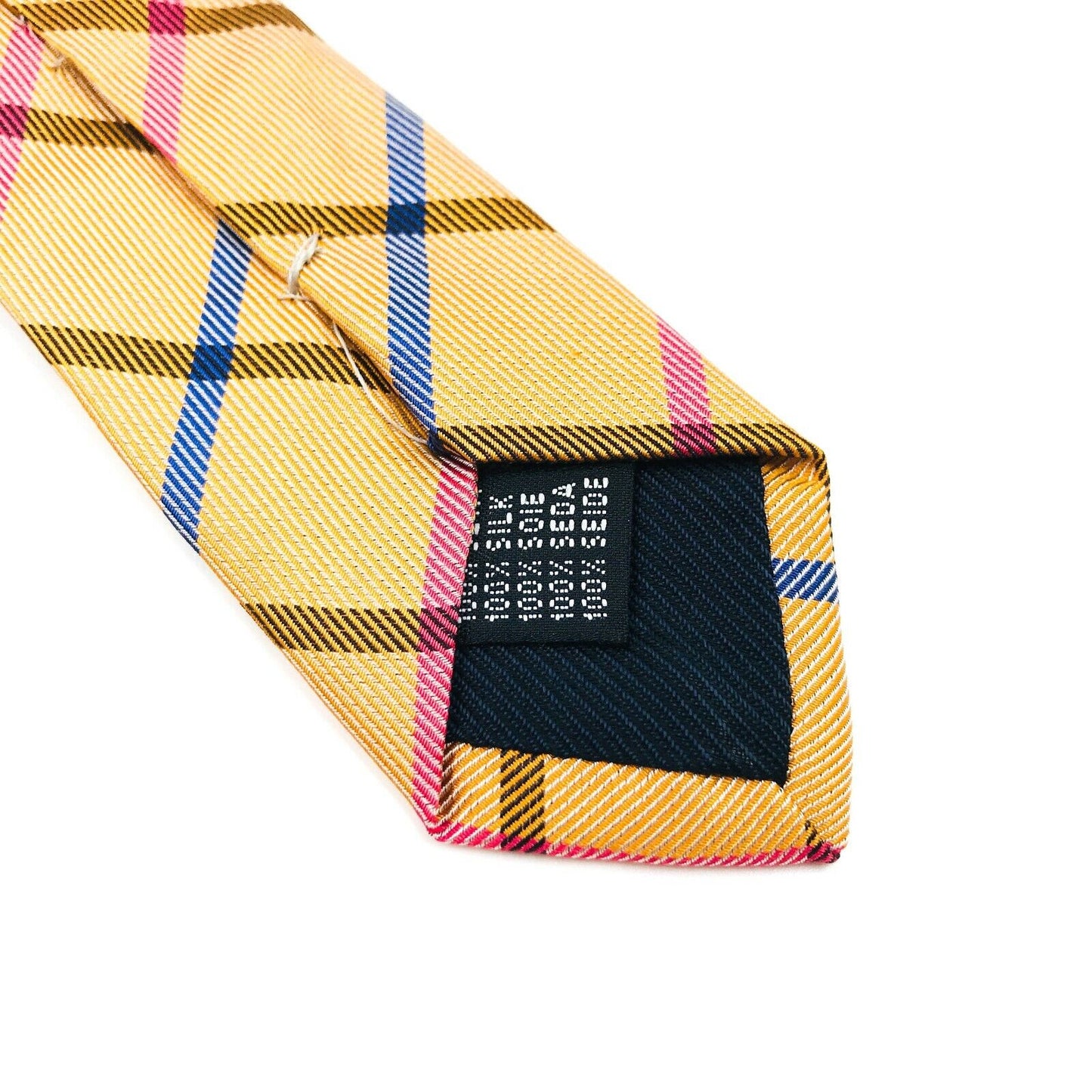 GANT Yellow Striped 100% Silk Handsewn Tie Made In Italy